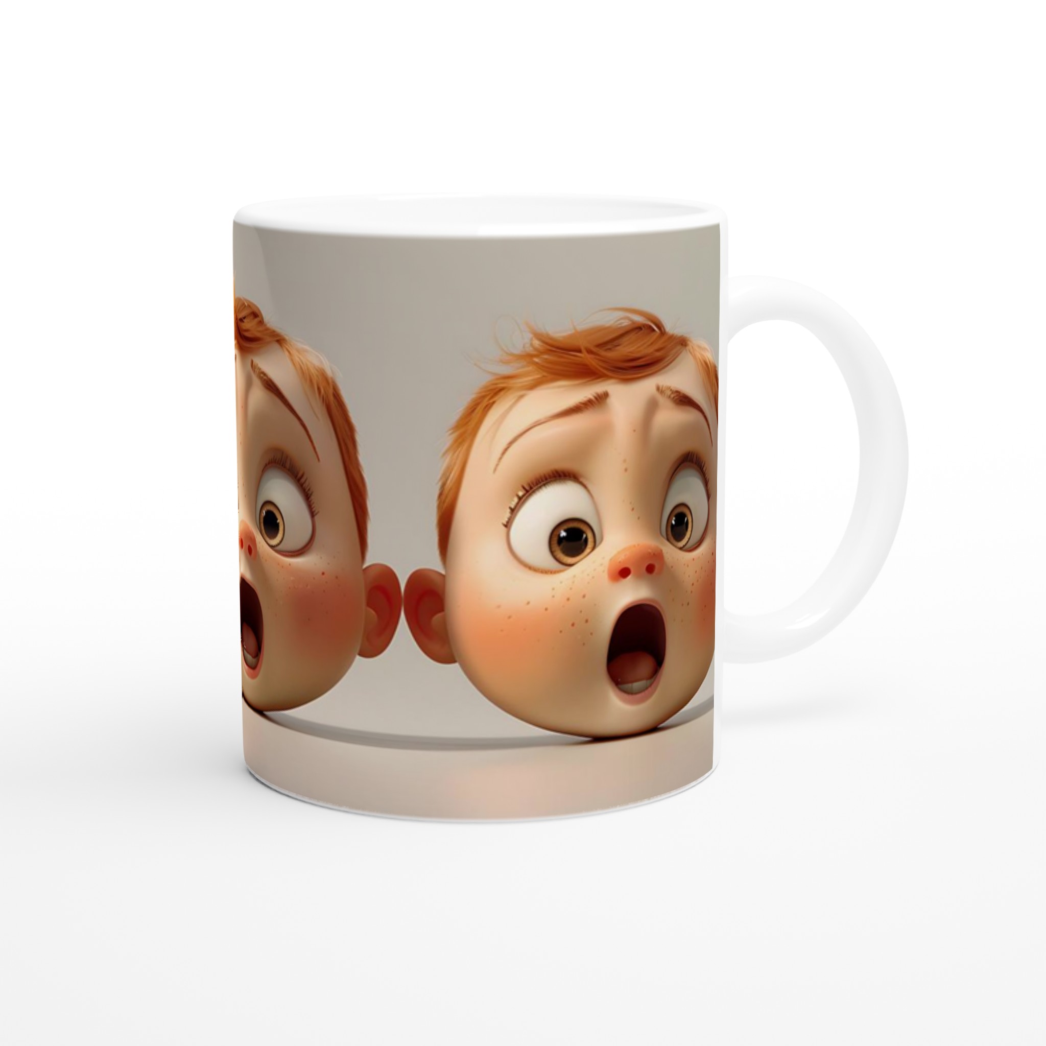 Förvånade Ansikten: Charmig 11oz Keramisk Mugg för Ditt Kaffe, Tillgänglig i Flera Färger! 9 2f343b37-cc94-47f2-9902-7e1ffc90817a