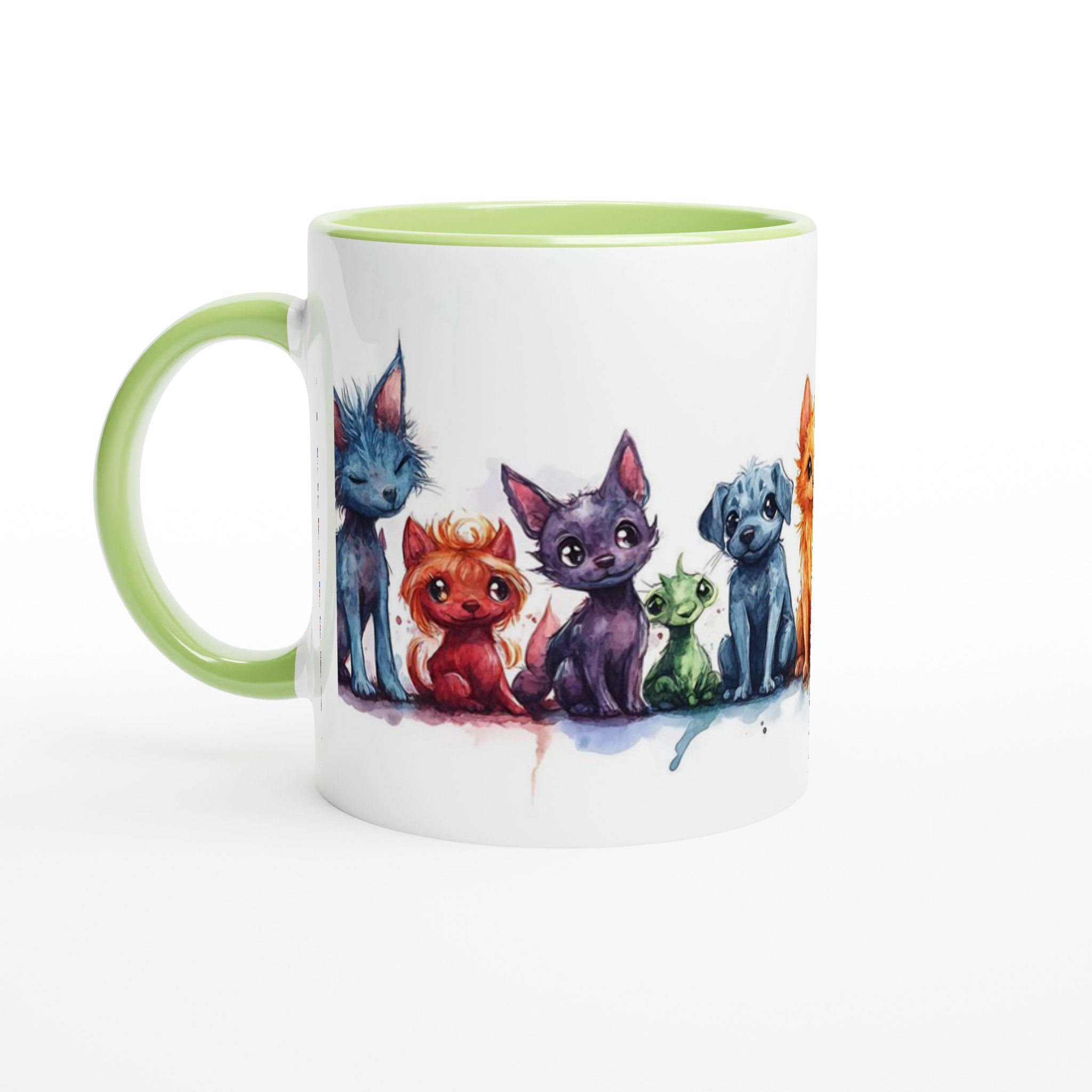 Söta Halloween Vänner 11oz Keramisk Mugg – Färgglada Monstervalpar & Pumpa Design 7 2f8b7434-6d69-46a5-bb94-fd26b967bed4
