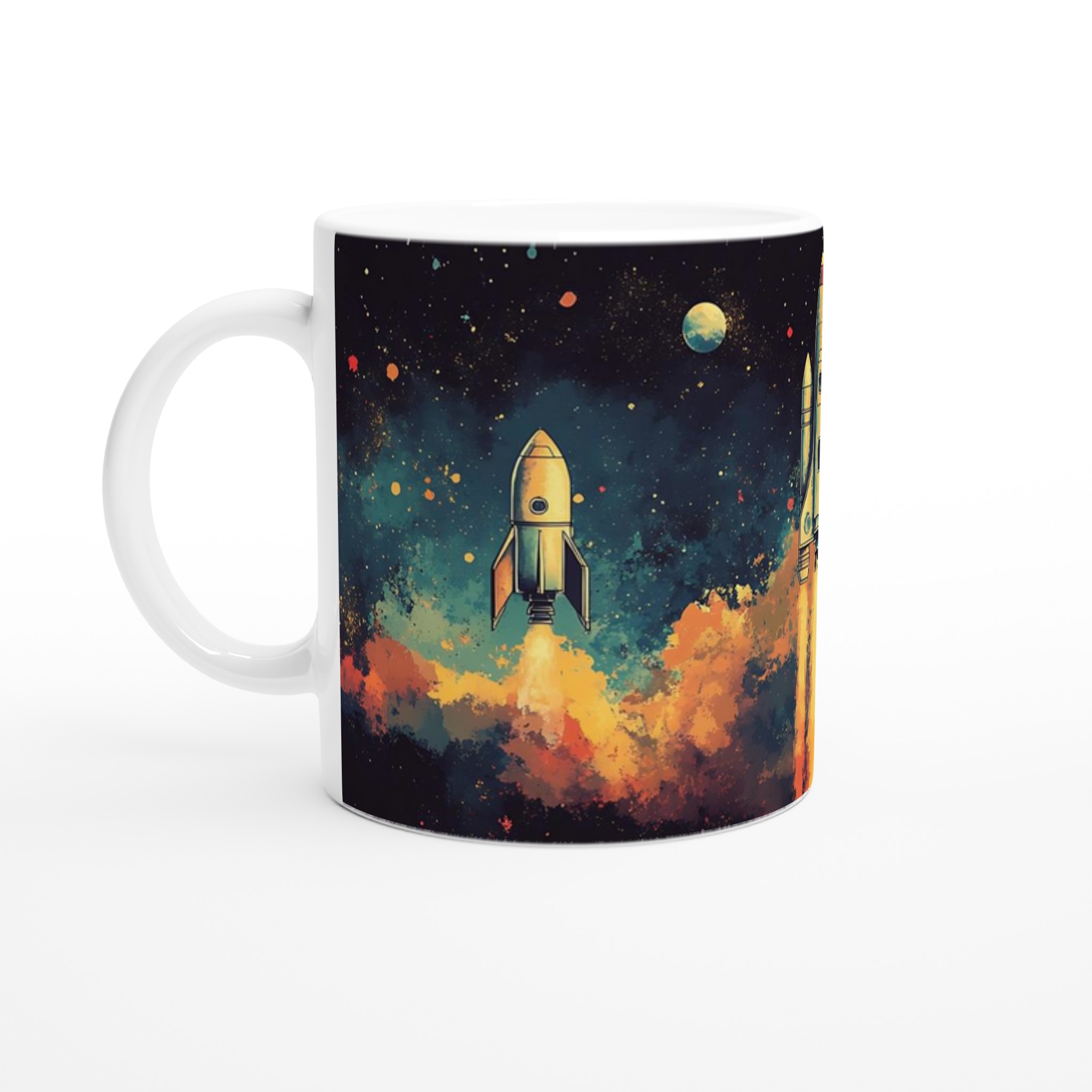 Space Voyage Keramikmugg - 11oz, Välj bland 7 Färger för Dina Intergalaktiska Äventyr 1 2fab7c2e-2a17-4c32-a51b-c7f5757a923c