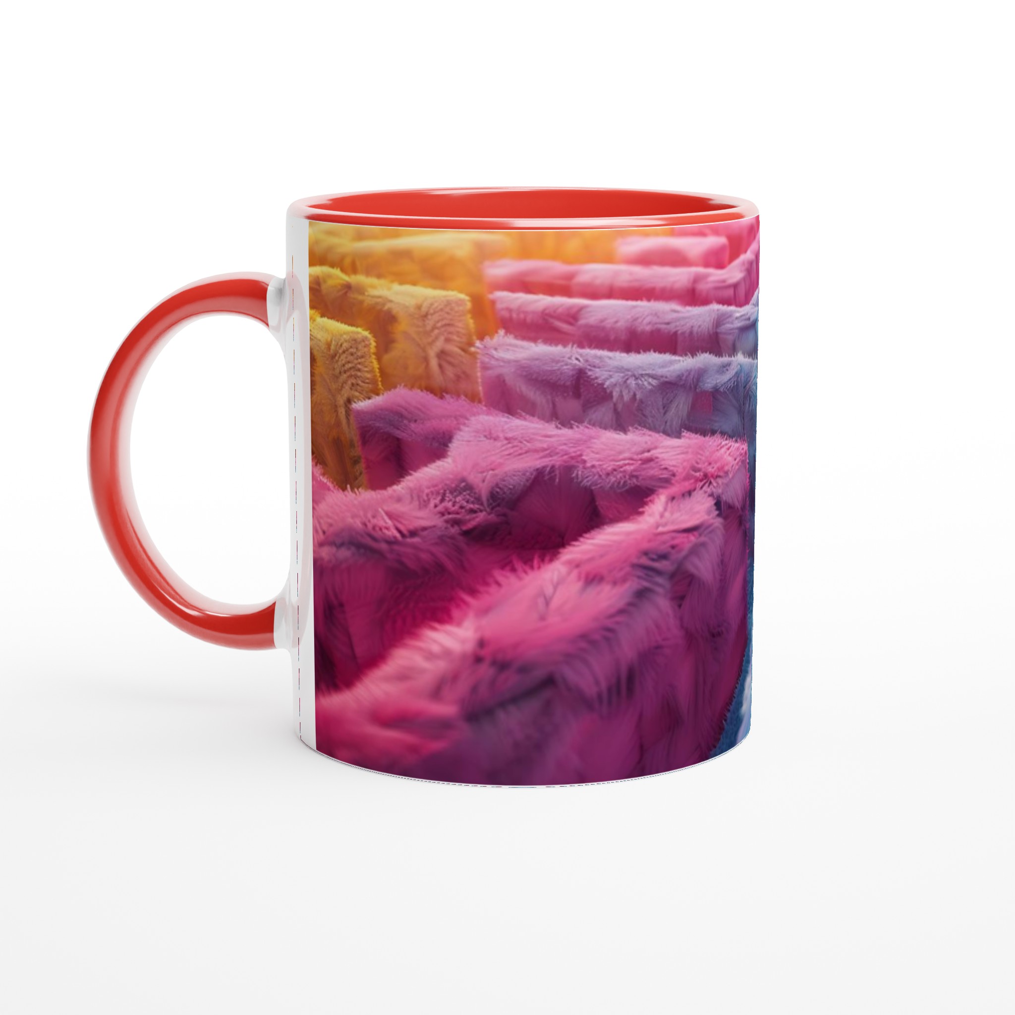 Färgglad Labyrint 11oz Keramisk Mugg – fluffig, lekfull design i sju livfulla nyanser 5 2fd1e139-3138-43f0-955f-6ed5d8dcfa6f