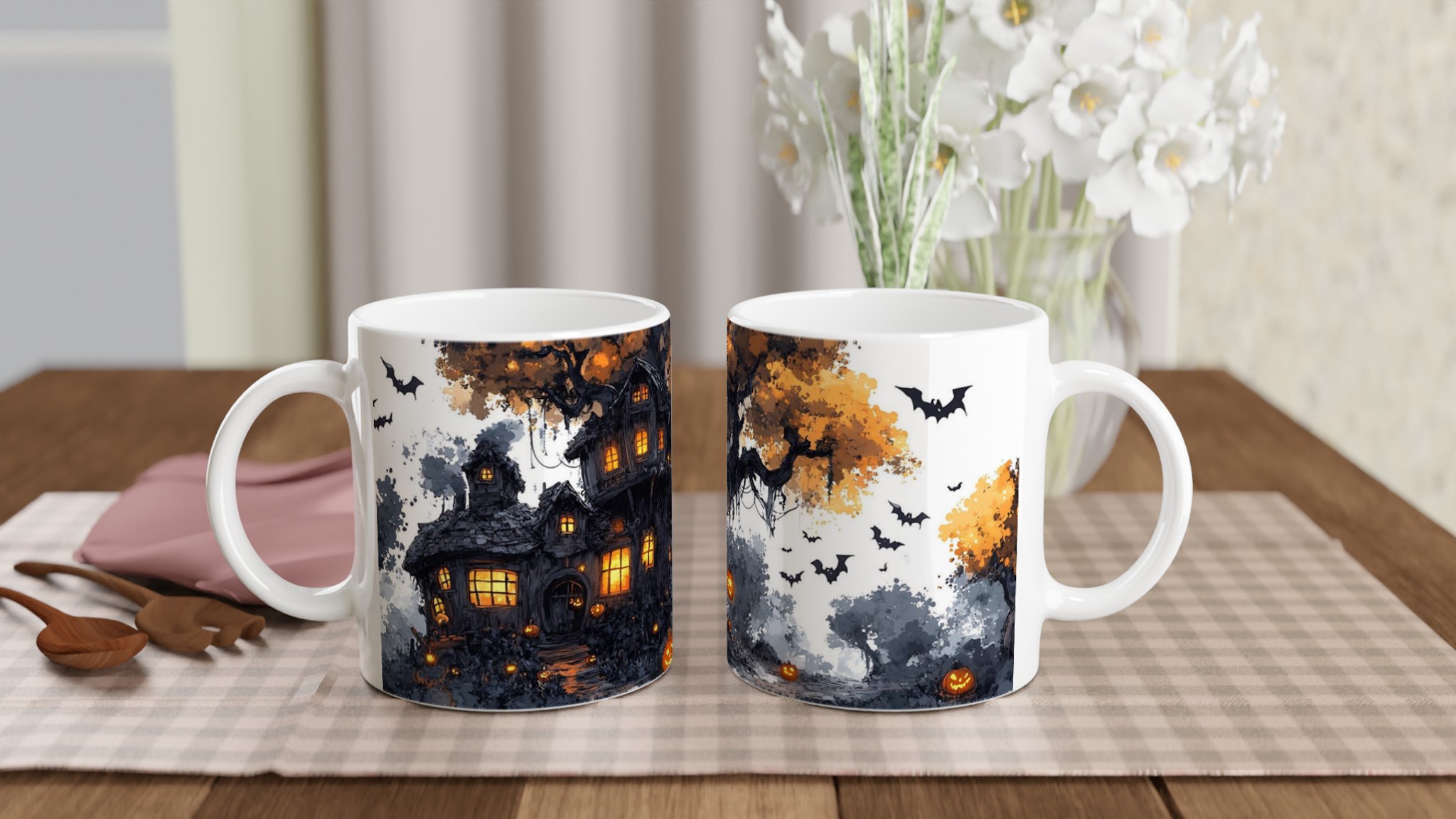 Mystisk Halloweennatt – 11oz Keramikmugg i ditt val av färg 10 2fe803be-3de6-40c7-870c-ac9e15673245