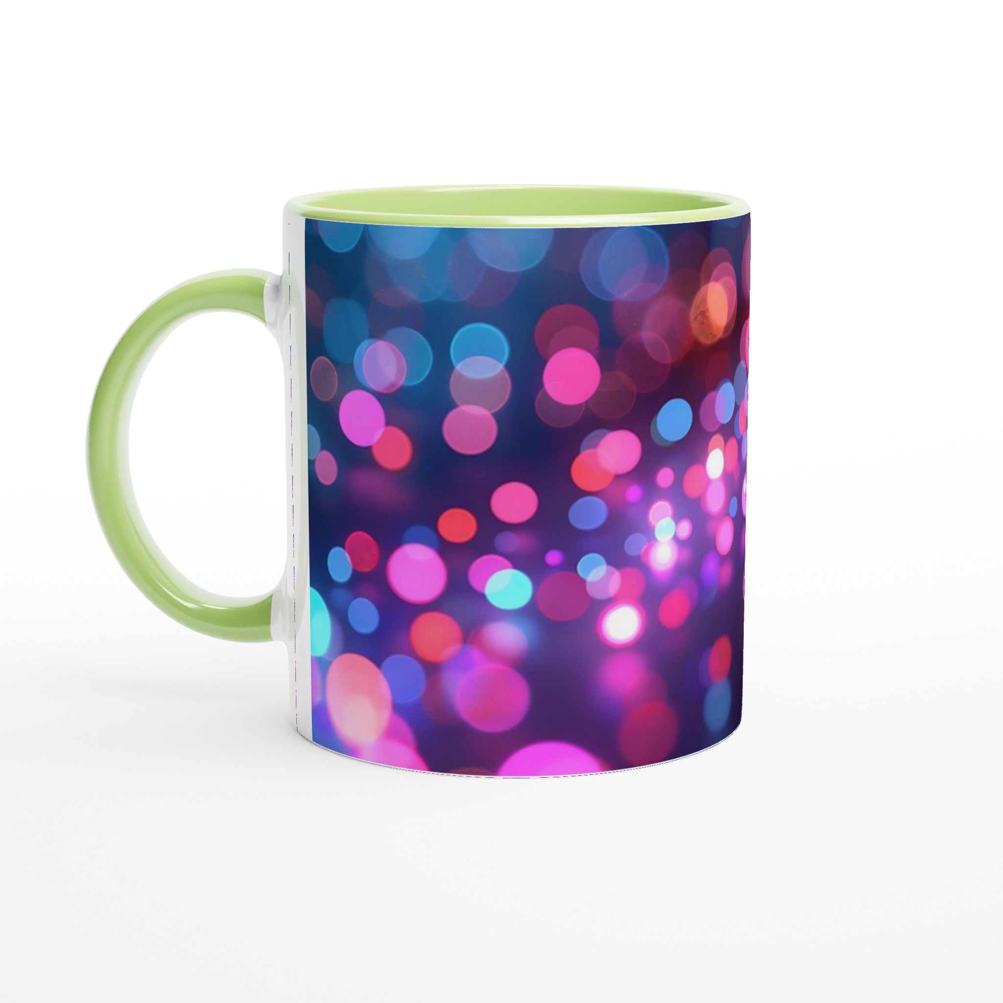 Färgsprakande Bokeh Keramikmugg - 11oz, Välj Din Favoritfärg! 7 2ffd2f24-7d12-465b-a564-35c6f1bc1aaf