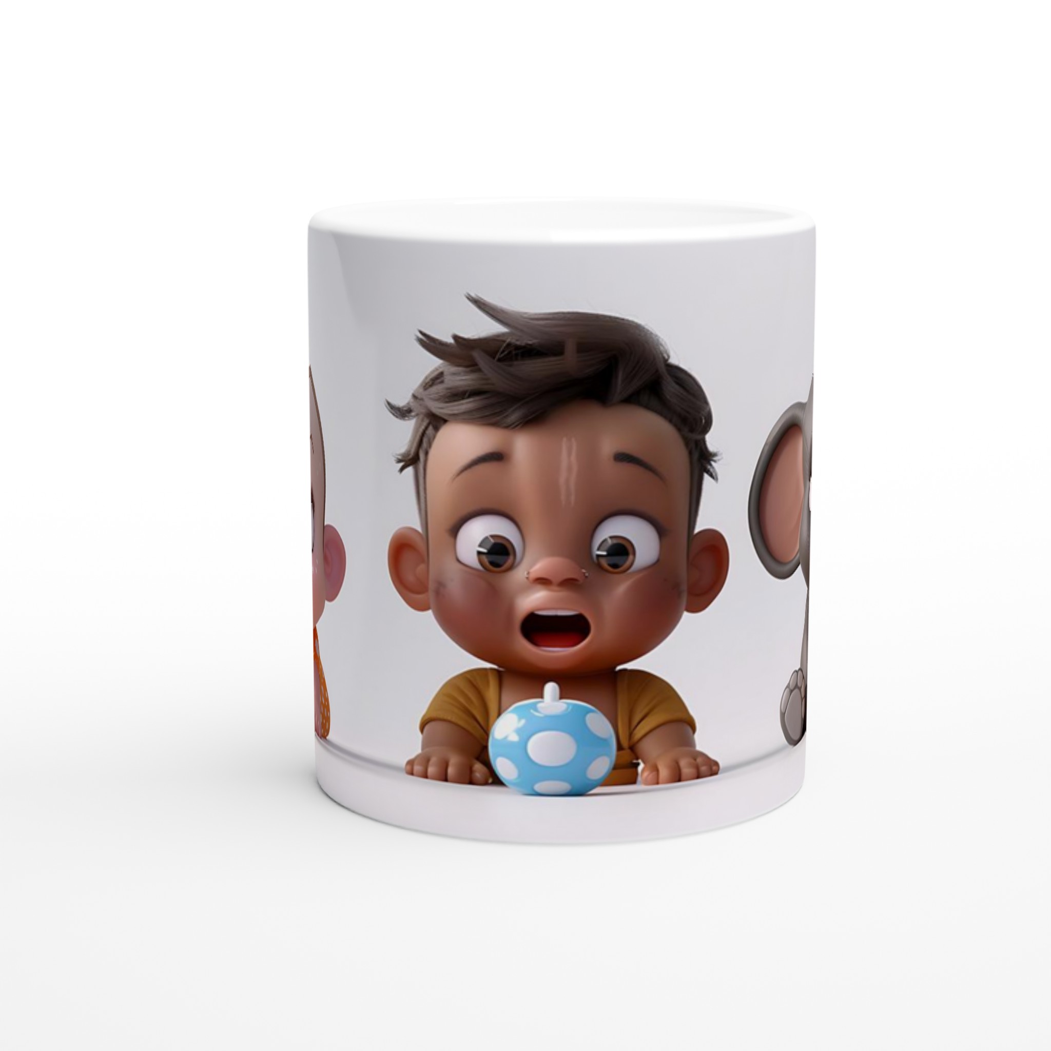 Söta Lekkamrater Keramikmugg – Glada Babymotiv & Djur för Din Kaffe- eller Teupplevelse, Välj Färg! 9 30783206-97f2-4922-afa8-137a5fe7454e