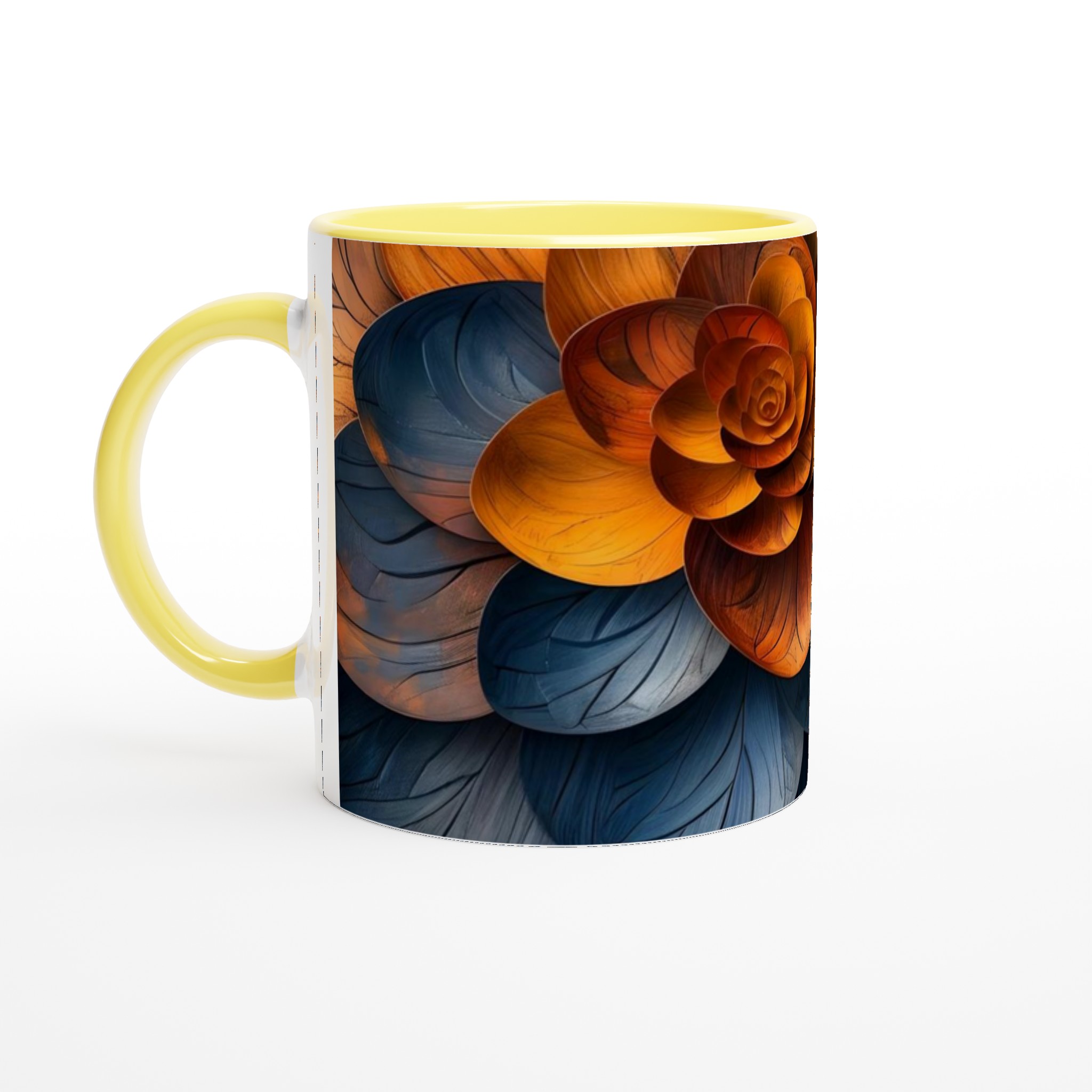 Vit 11oz keramisk mugg med varm höstinspiration och valfri färg 3 30c9659a-62b8-4bd2-a1c3-19fd99bc0687