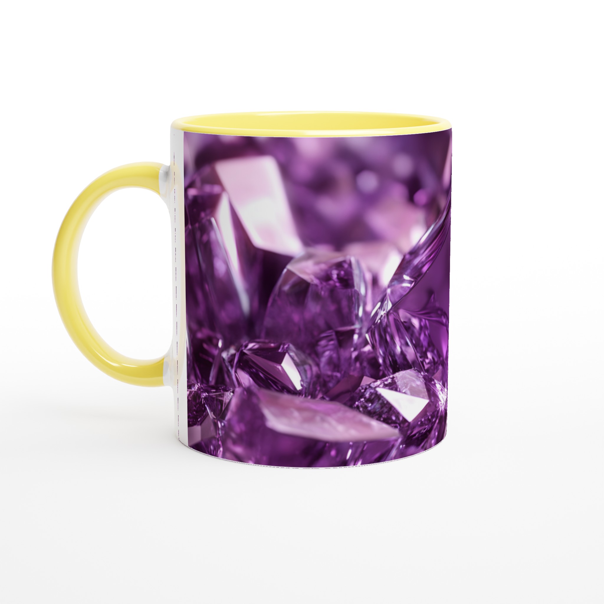 Glänsande Ametistmugg – 11oz Keramisk Kaffemugg i Ditt Val av Färg 3 30d31302-c237-4261-b8d7-7ebbd74f28ae