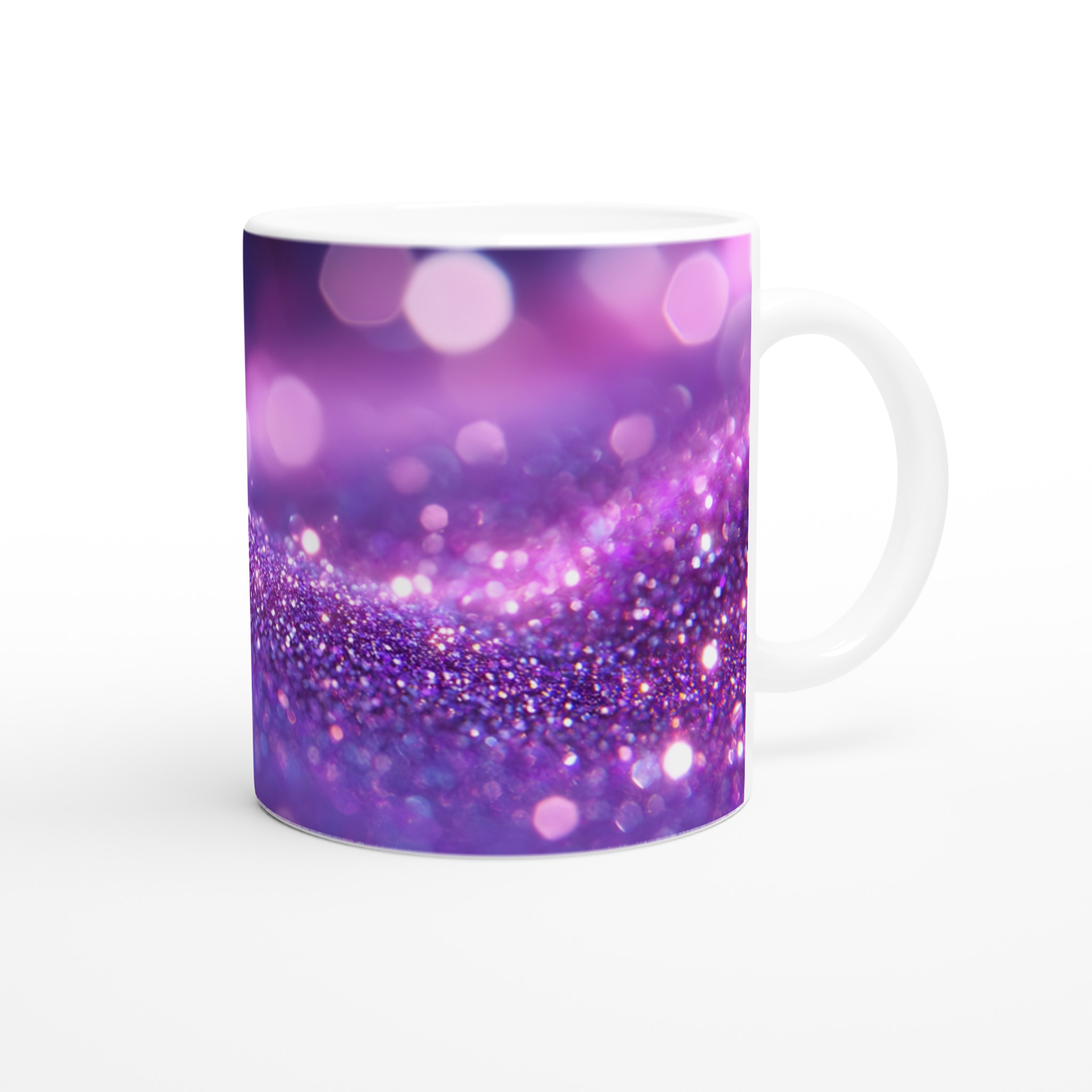 Sparkling Glöd 11oz Keramisk Mugg – Dröm dig bort med glittrande lila toner och levande färgalternativ! 9 310d8b6e-e12b-466a-a53e-3a182da9a80f