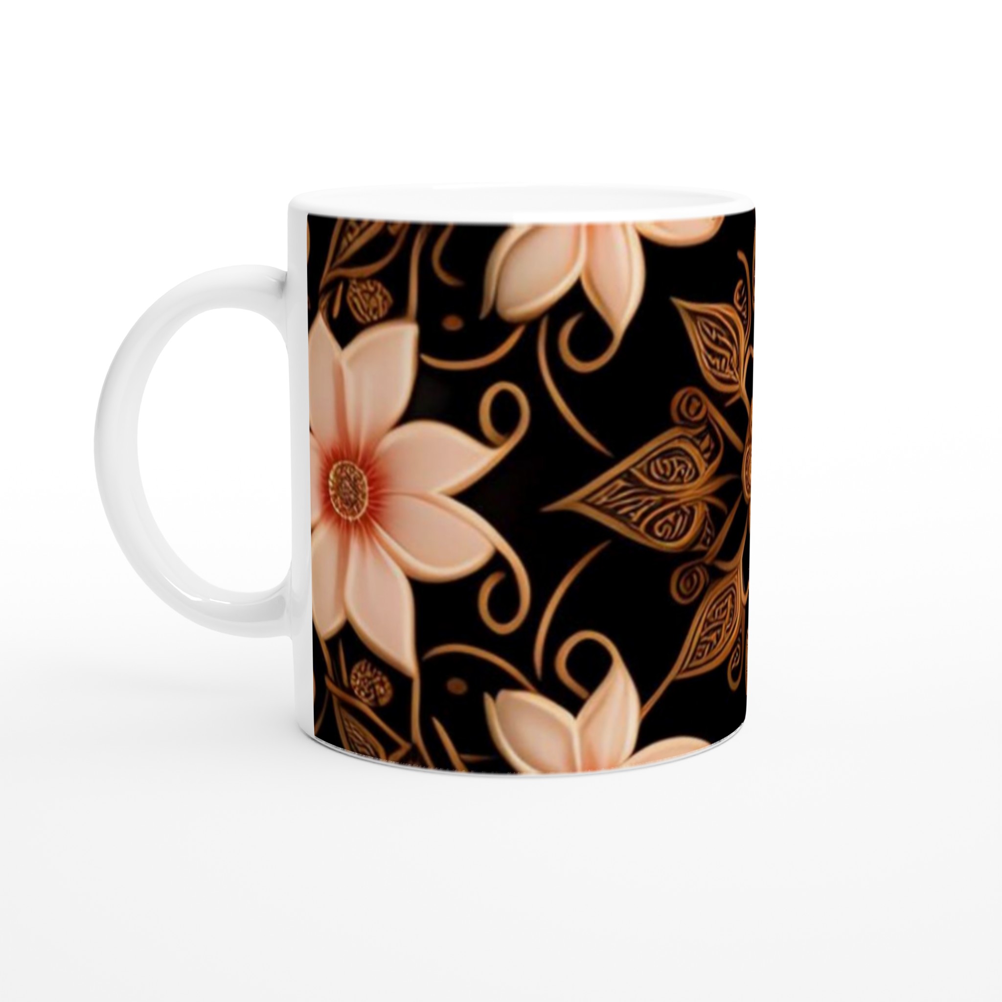 Elegant Floral Mandala 11oz Ceramic Mug – Choose Your Perfect Hue 1 311d808c-a694-4c65-87c5-f2acb699887b