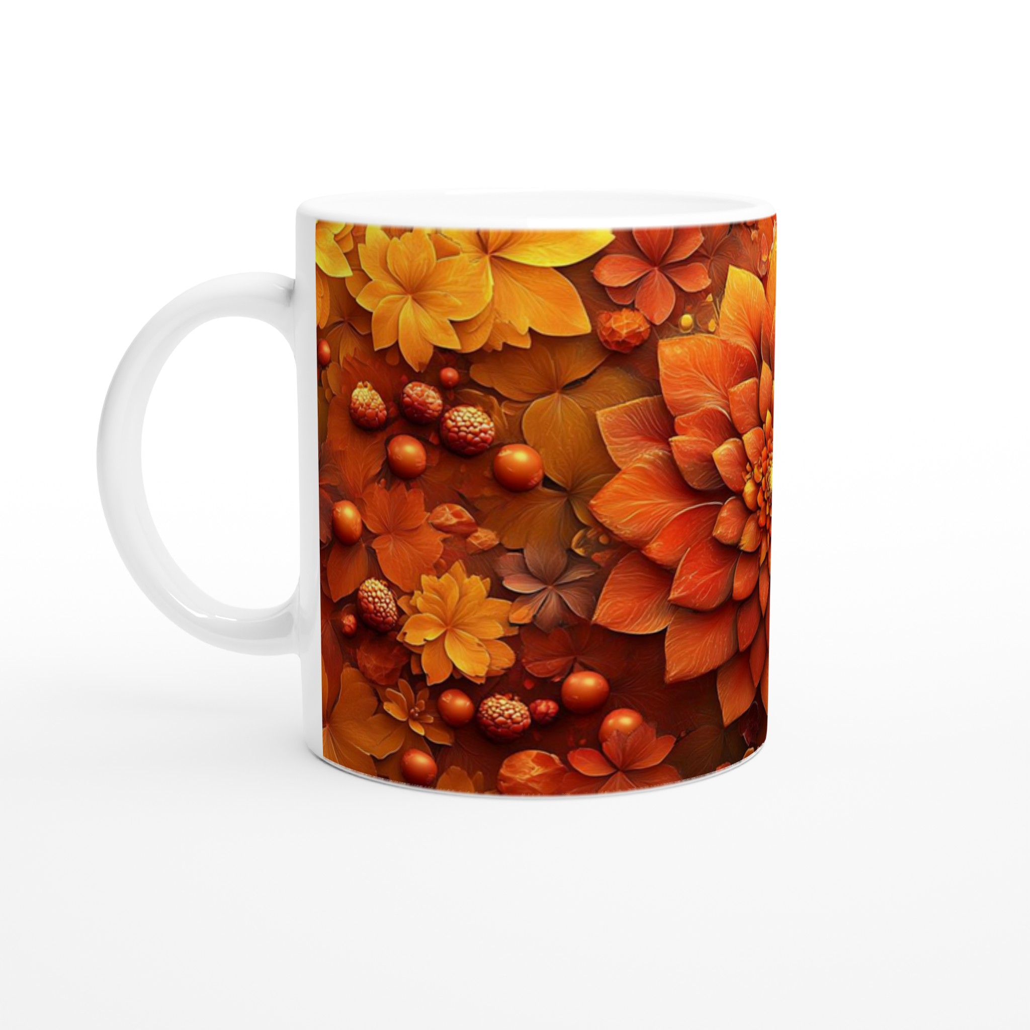 Autumn Bloom Keramikmugg - Skapa din drömdesign i en färgstark palett 1 316b0fd6-cb3b-4a18-9d6d-0caa299142ff