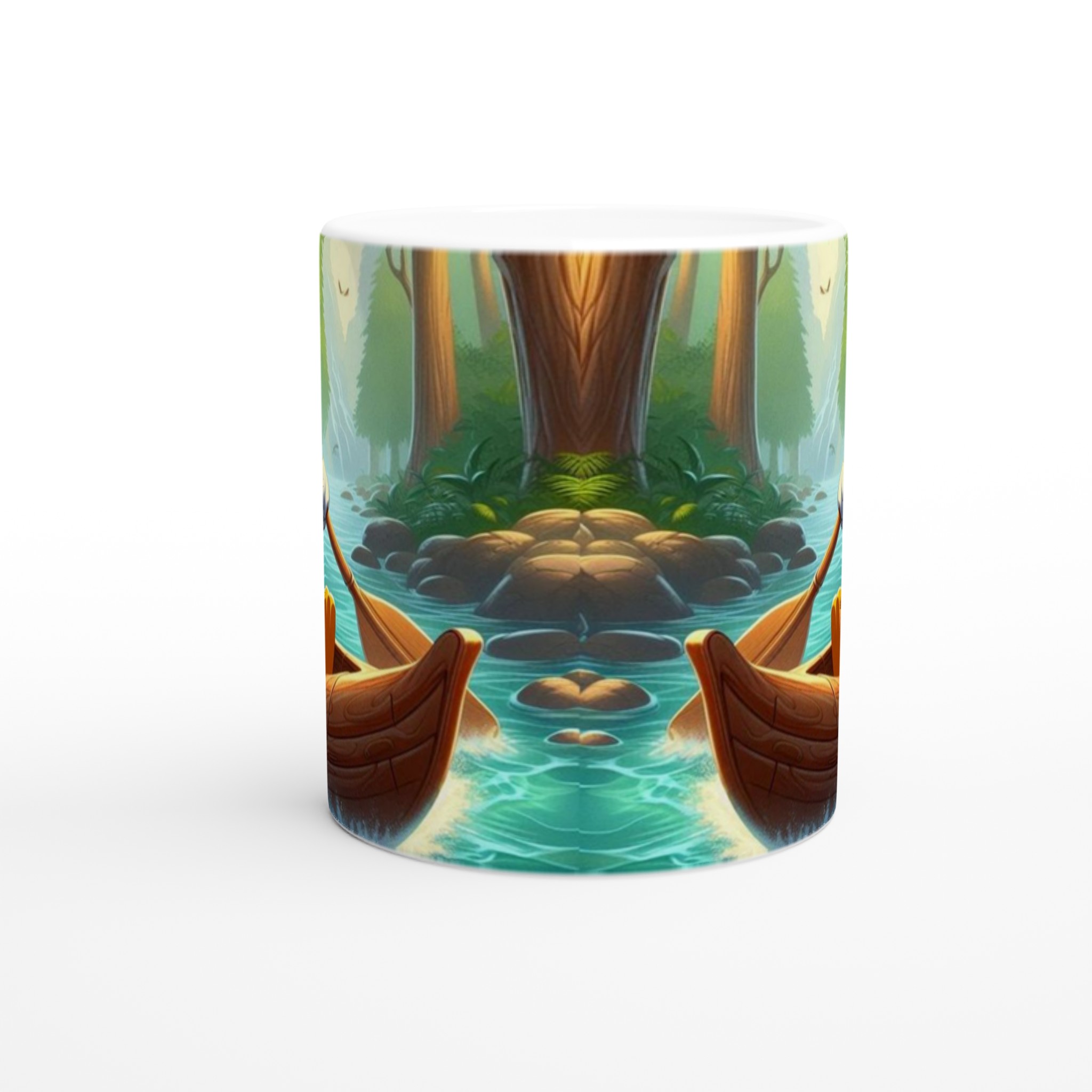 Färgstark Vit 11oz Keramisk Mugg med Charmig Tecknad Design i Flera Färger 8 3196103d-27a8-44da-af7b-bc4a438ad5b9