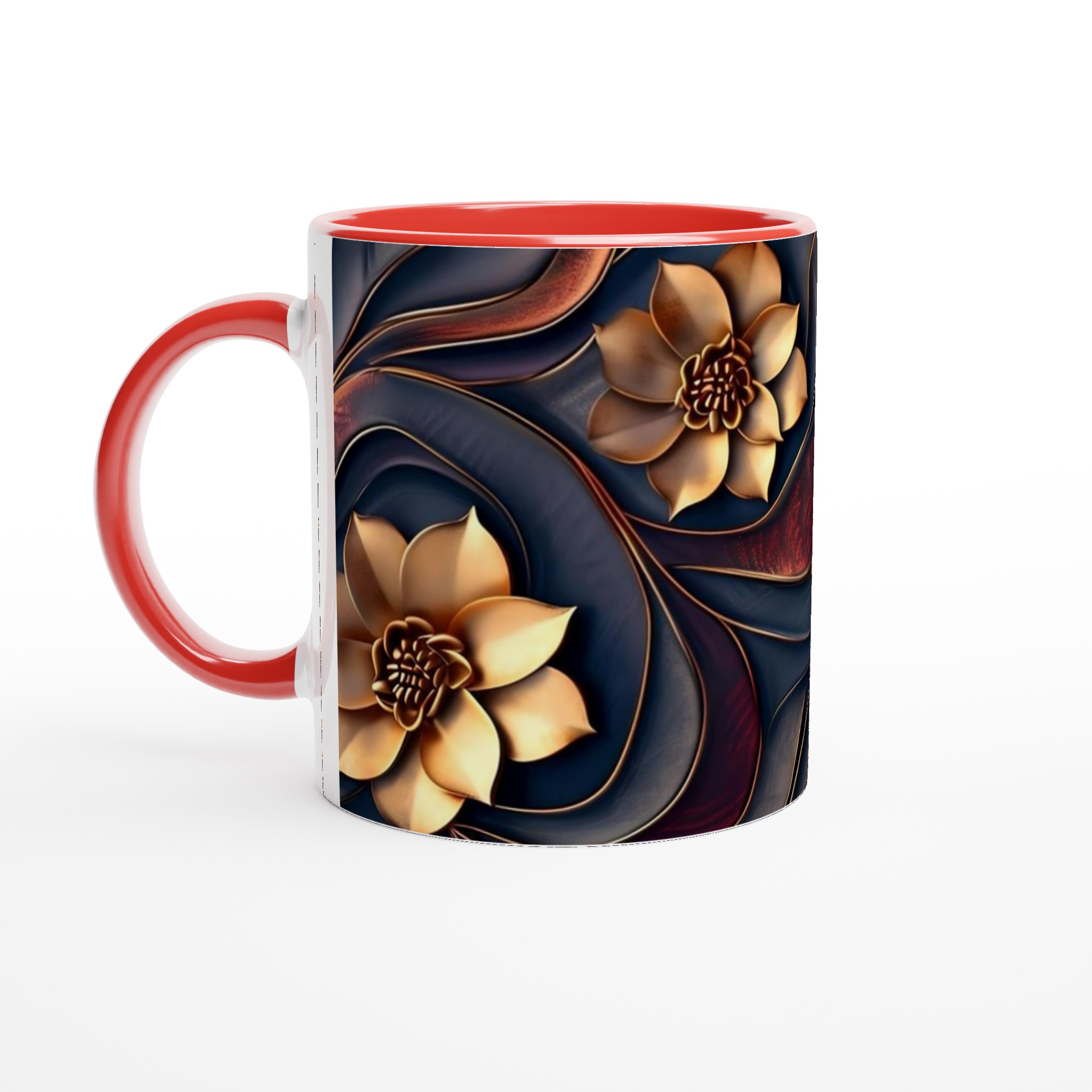 Elegant Ceramic Mug with Golden Floral Accents – Choose Your Perfect Color 5 3198f717-870e-4abe-a98e-c4e9ceea4003