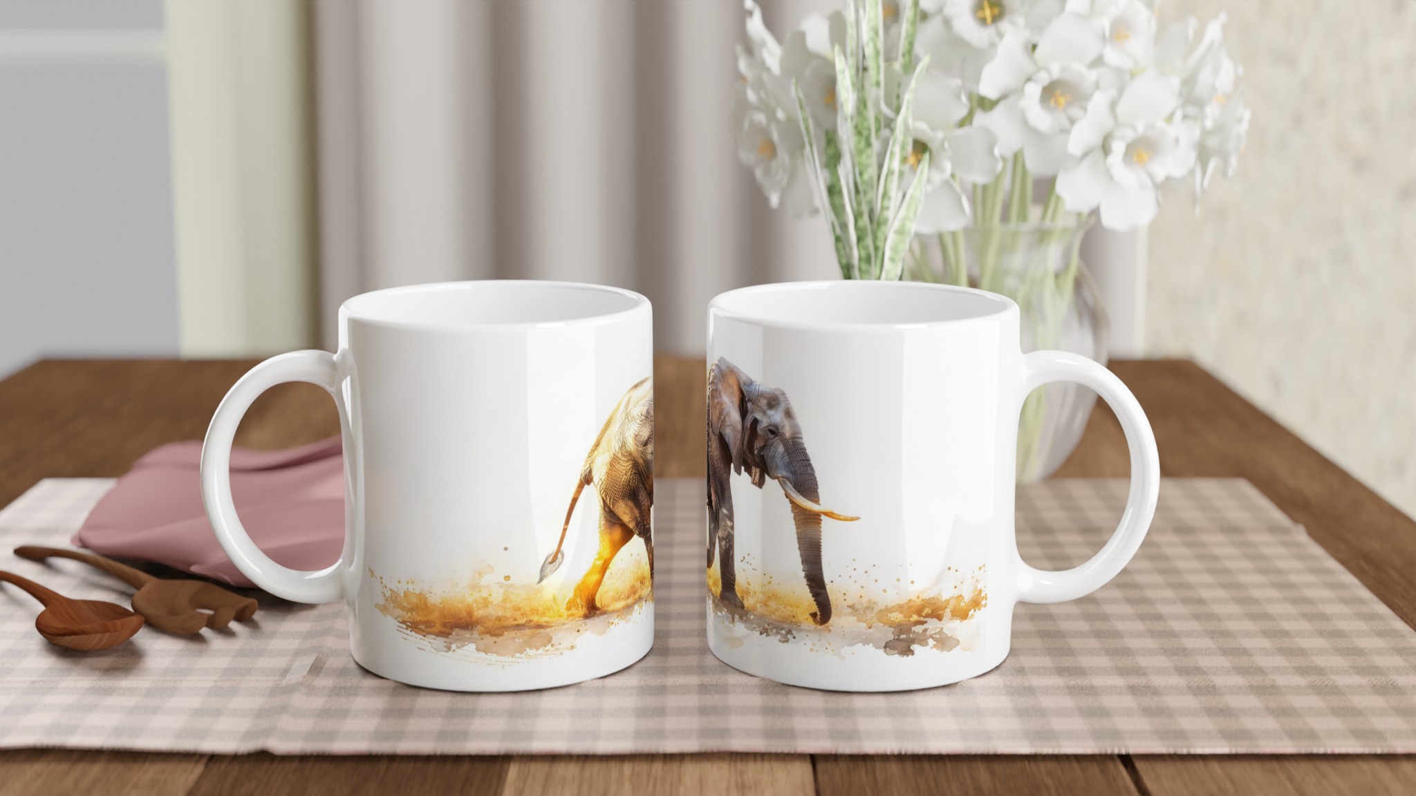 Majestic Elefant Akvarell Mugg – En Känsla av Safari i Varje Klunk 10 31fa976e-088a-49dc-a426-cf175a1454ad