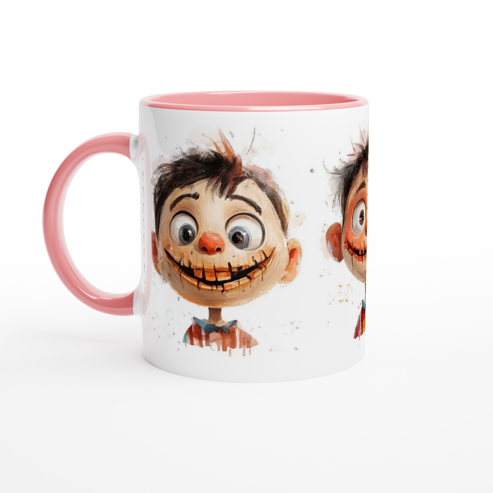 Lekfulla Monster Mugg – Vit 11oz Keramisk Mugg med Charmiga Akvarellkaraktärer 6 3268c07d-8006-4dbe-b1df-b2cc06a8efcd