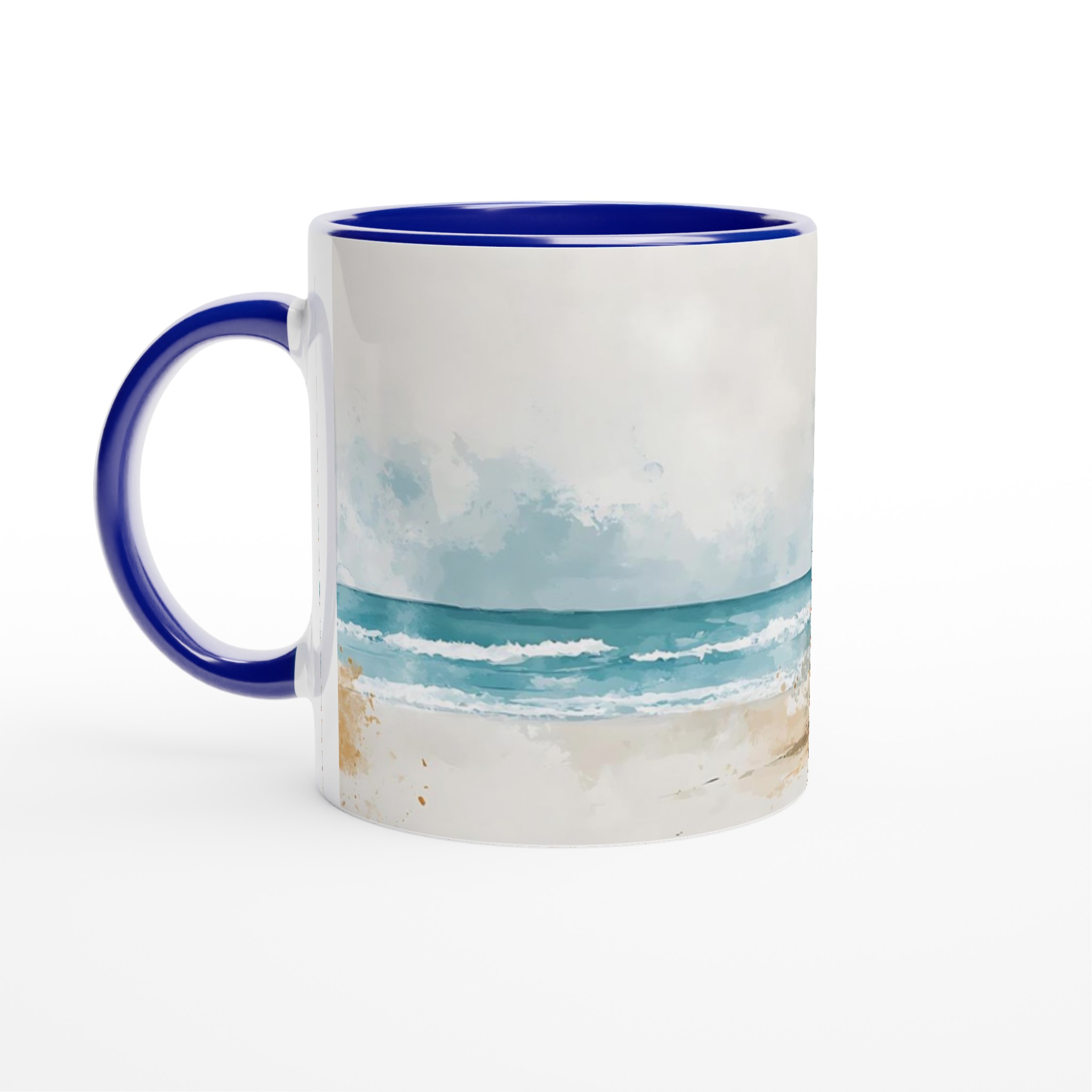 Semester & Strand Keramikmugg - 11oz, Levande Akvarellstil för Din Kaffestund 2 32ac2d67-cb30-4ad6-849e-9be92f29e19d