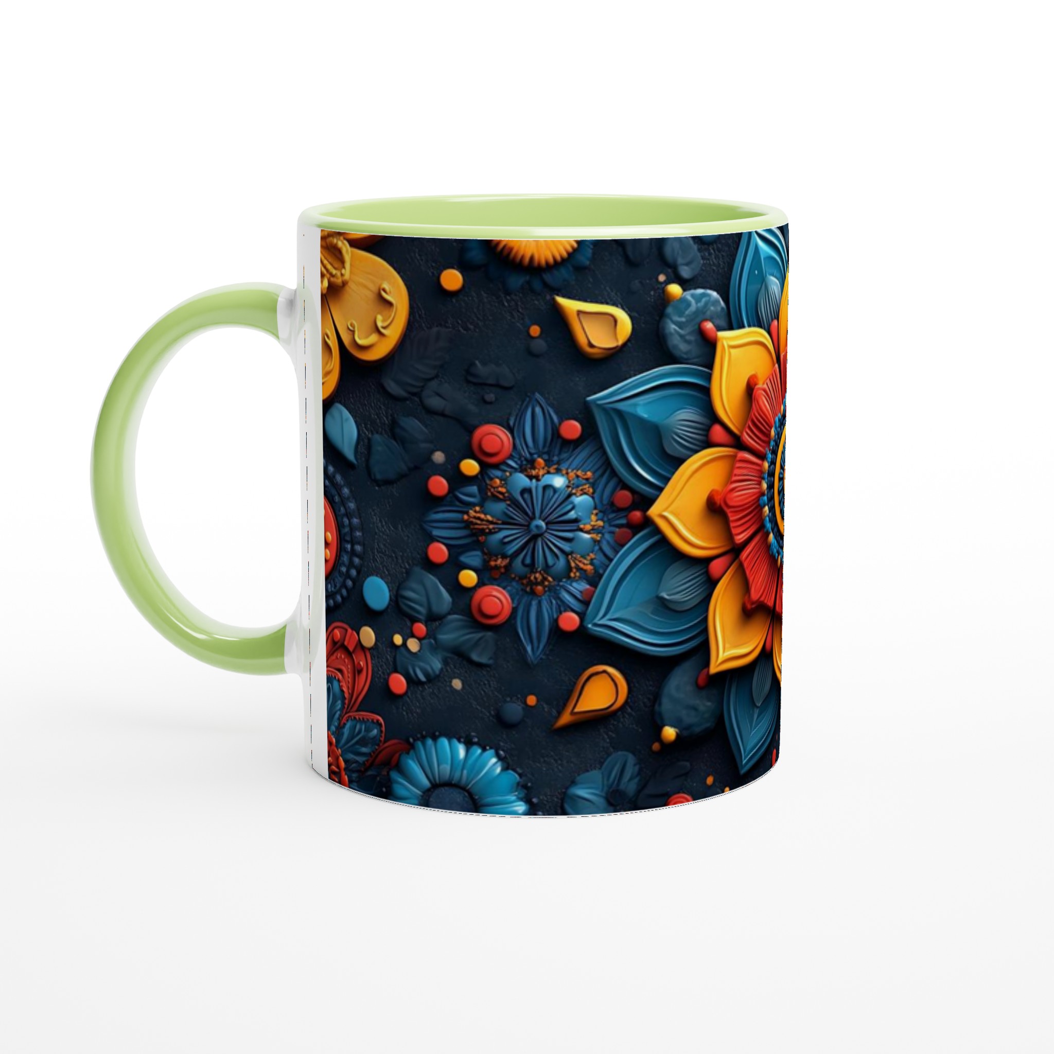 Livfull Mandala Keramikmugg – Din Kaffestund i Praktfulla Färgnyanser, Välj Din Favorit 7 3338b09a-4817-414d-b48c-45f282253881