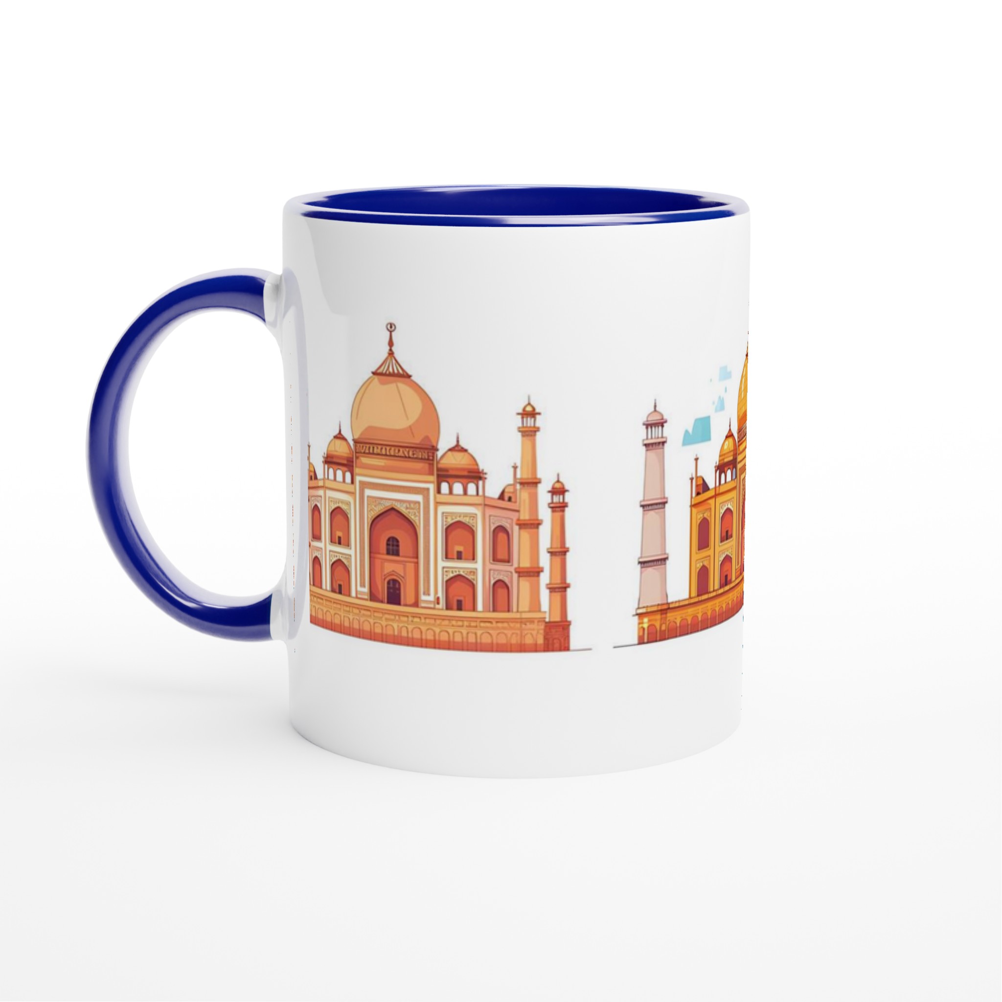 Taj Mahal Inspirerad Keramikmugg - Historisk Charm i Valfri Färg, 11oz 2 333f8ae0-79c5-48b6-bd1f-61dae380e790