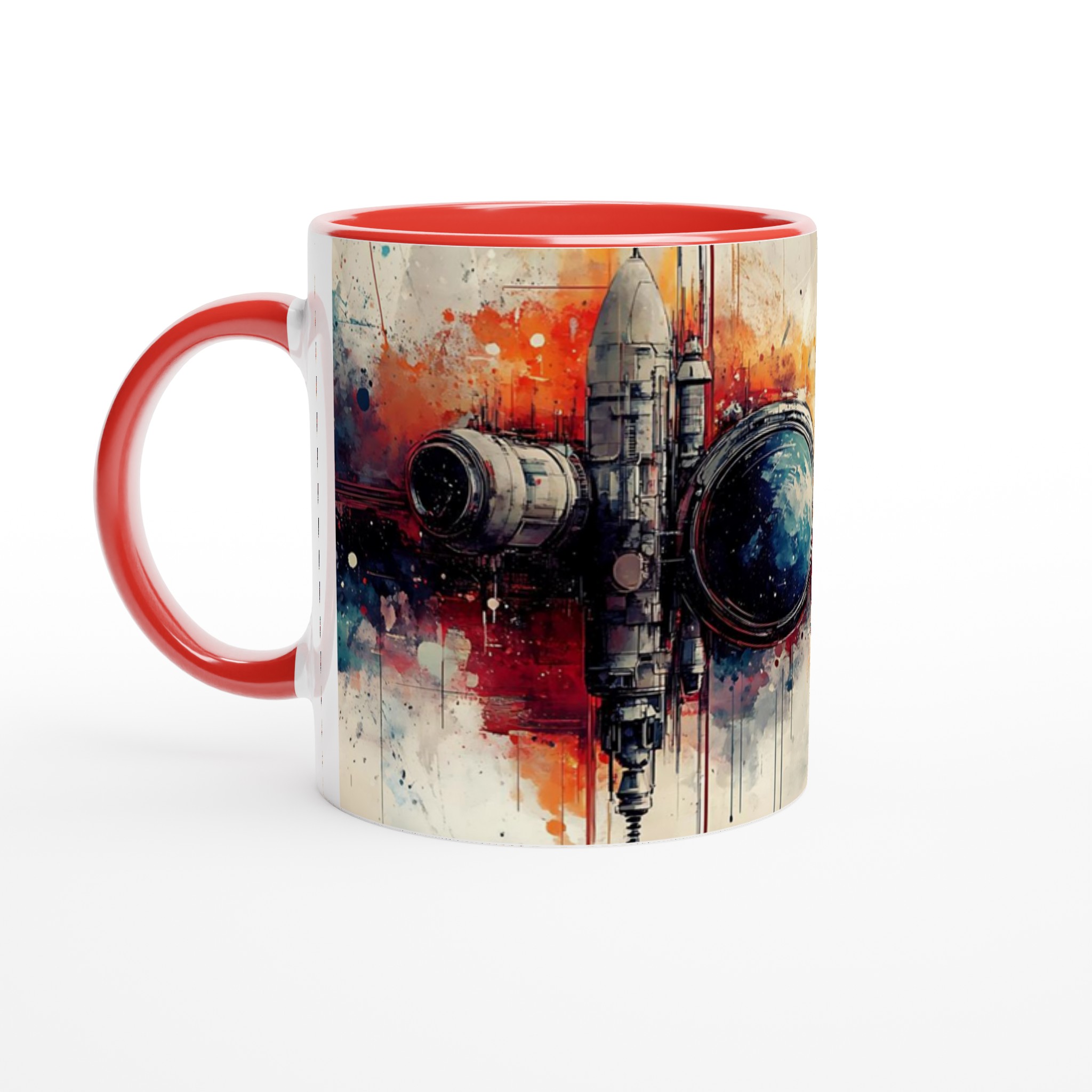 Abstrakt Rymdresa 11oz Keramikmugg - En konstnärlig explosion av kosmiska färger 5 3348b02f-7cfb-4dbc-86e7-7293f88e454d