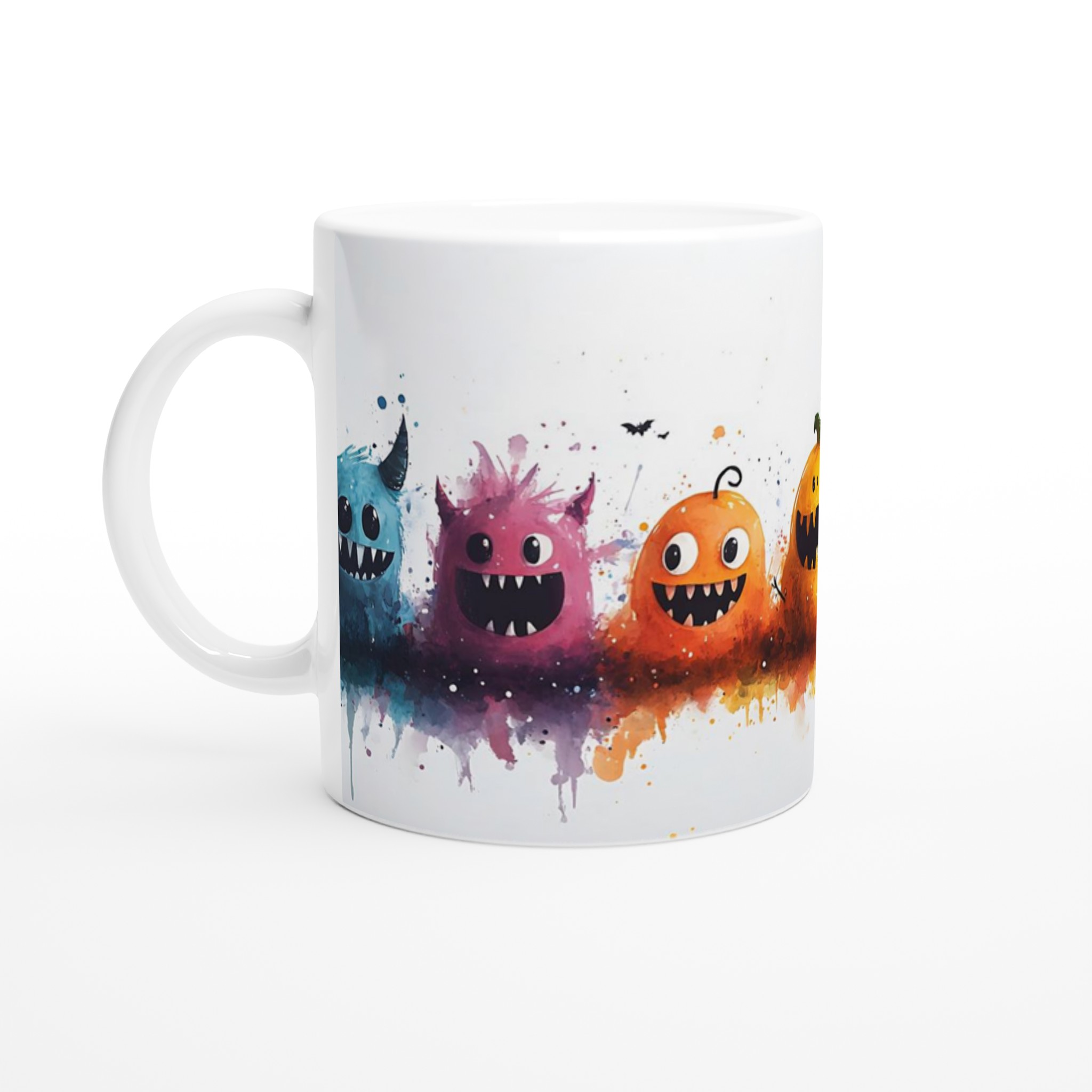 Busiga Halloweenmonster Mugg – 11oz Keramisk Kaffemugg i ditt val av sju färger 1 338e5e31-2ad5-4aad-b72e-c7bb1f9bfbce