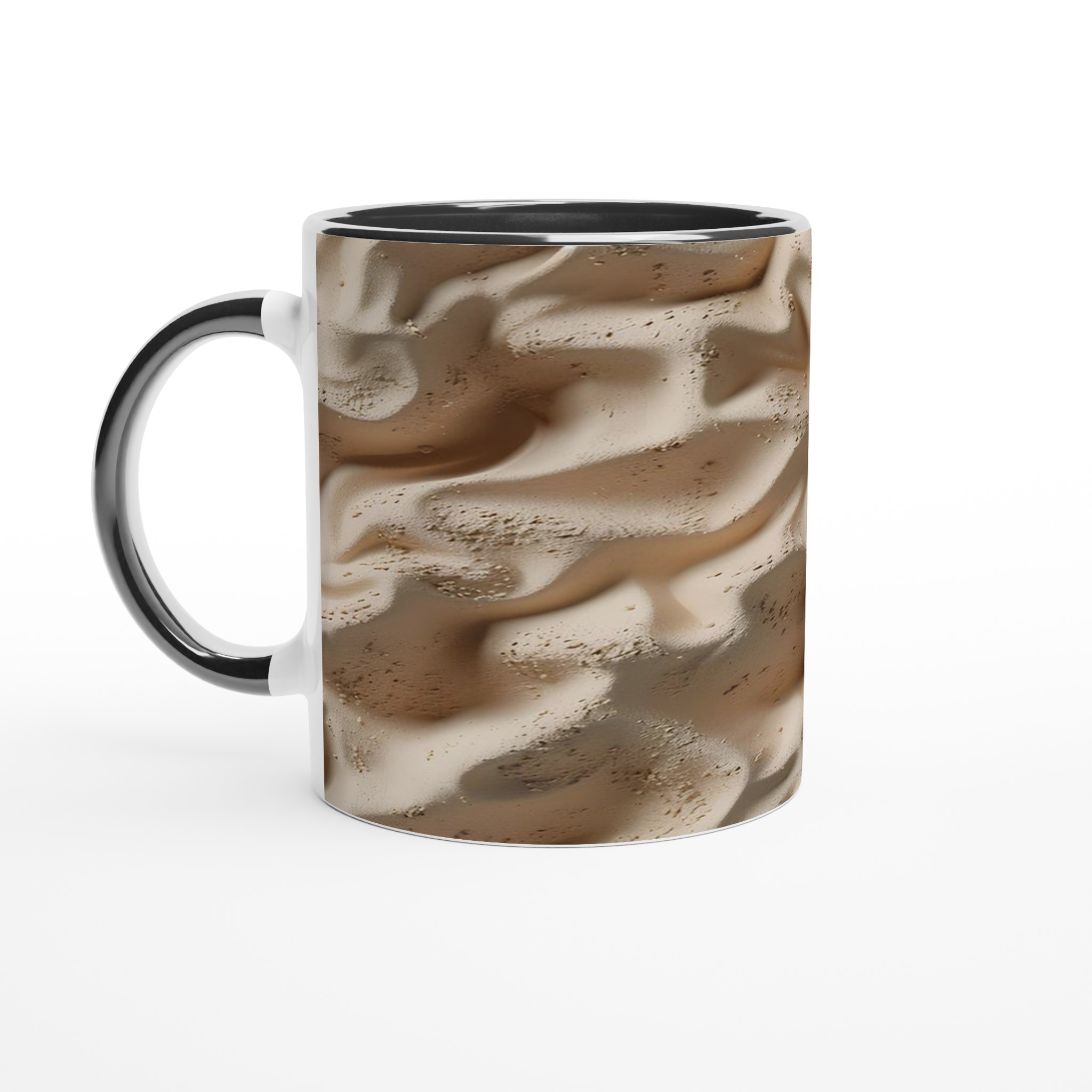 Abstrakt Sand Textur Mugg – 11oz Keramisk Kaffemugg i 7 Färger, Perfekt för Design som Sticker Ut 4 3394e311-f95f-4bcb-b898-be37160bba6b