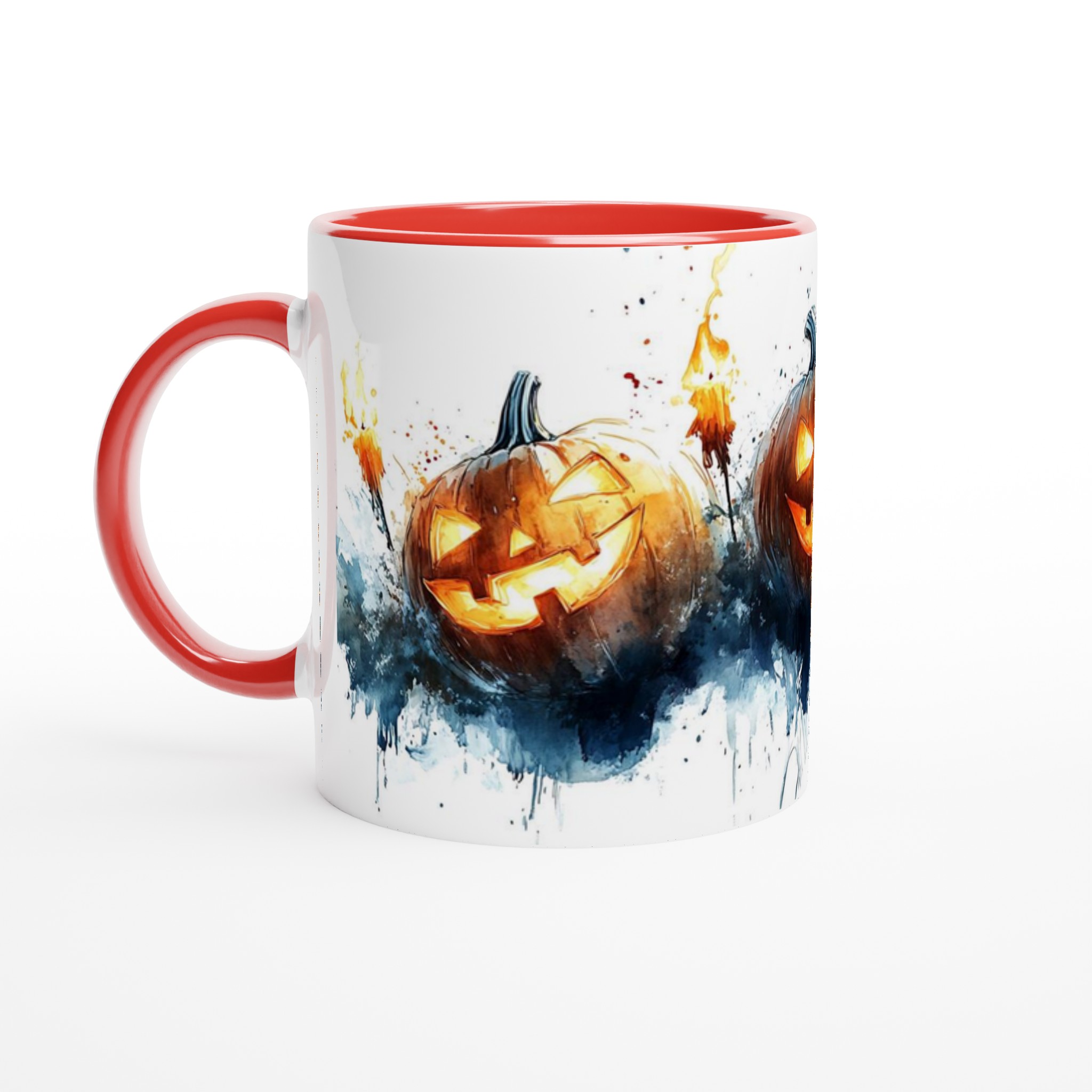 Spöklik Jack-o'-Lantern Keramikmugg – Perfekt för Halloween i ditt val av färg 5 33ae9ecd-57c7-411f-aacb-2e36838ced0c