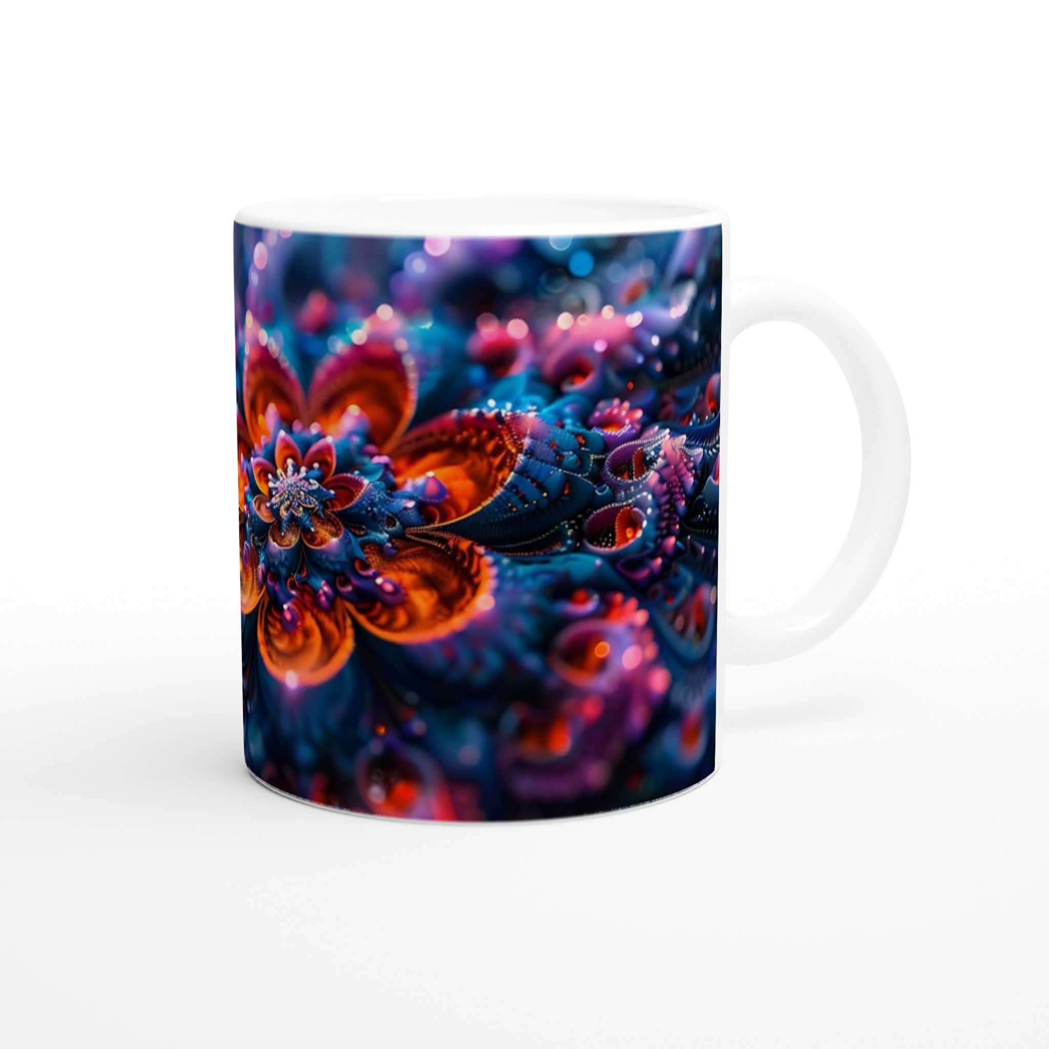 Kosmisk Blomster Keramikmugg - 11oz Magisk Design i Flera Färger 9 33b16413-8c60-41ac-90dd-621fea9b28db