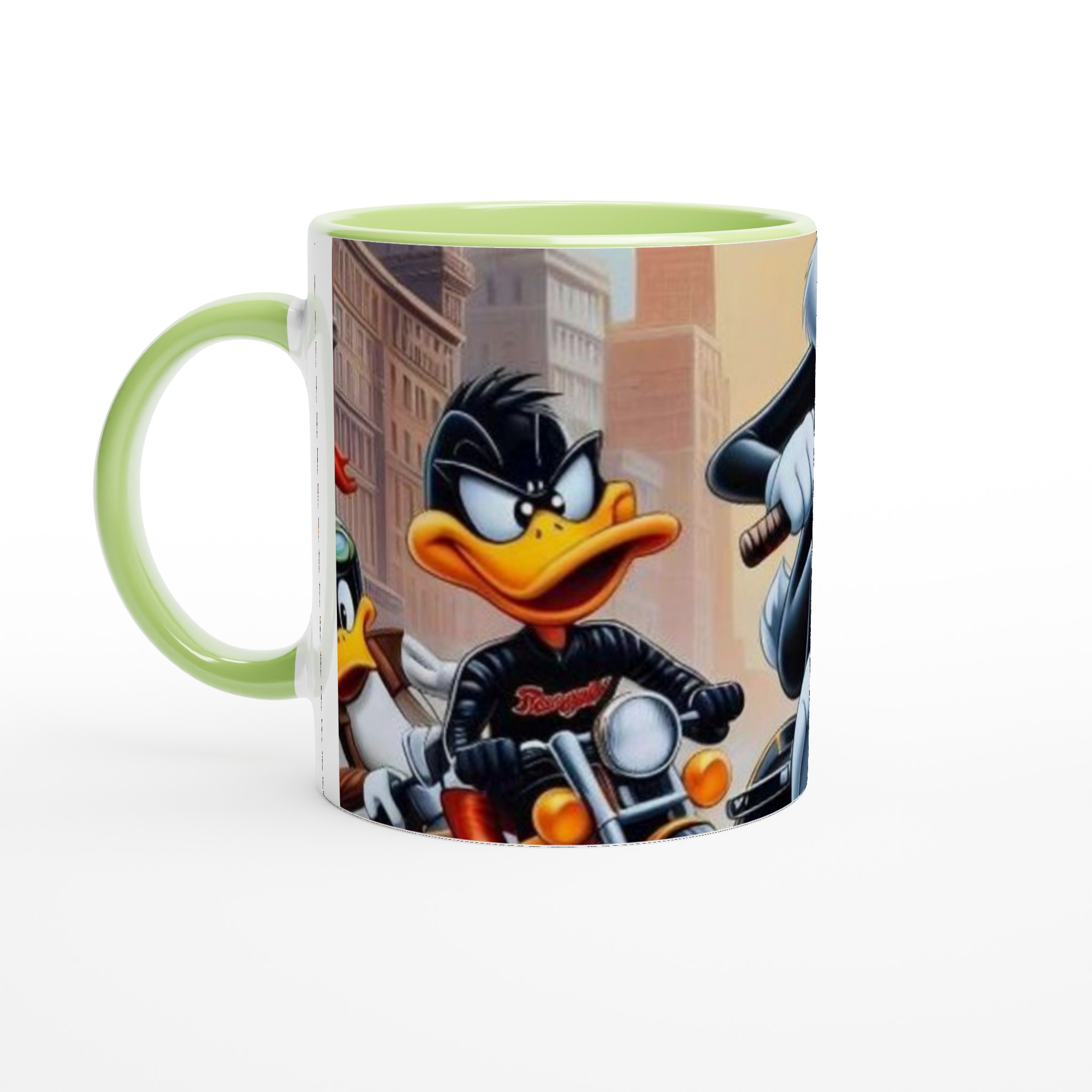 Vit 11oz keramisk mugg med livfullt Looney Tunes-motiv – välj bland sju färgstarka keramiska nyanser 7 33bfb535-f52f-4001-82b8-b0379a53b408