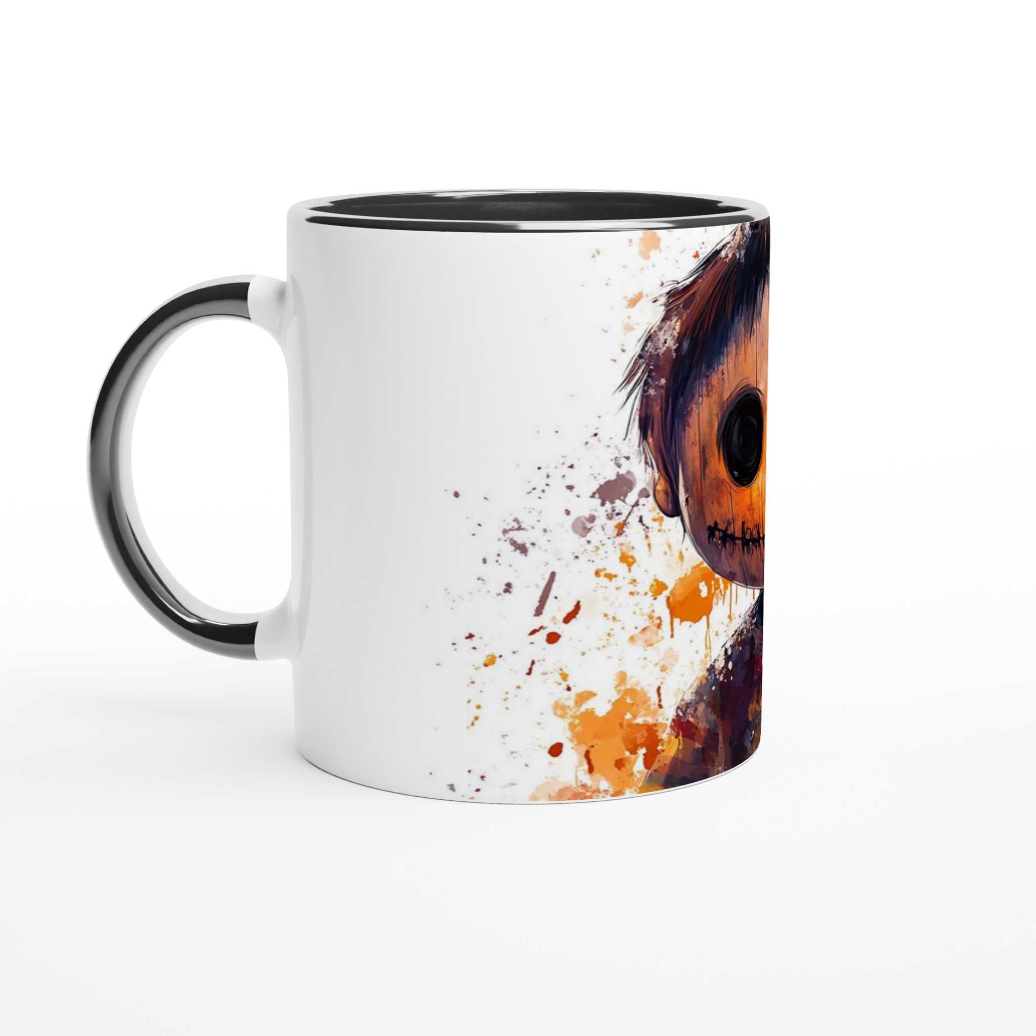 Unik Halloween Docka Mugg - Keramisk 11oz Kaffekopp med Mörk & Konstnärlig Design 4 33c6641d-3558-4cb3-a9ef-2434638d4e8c