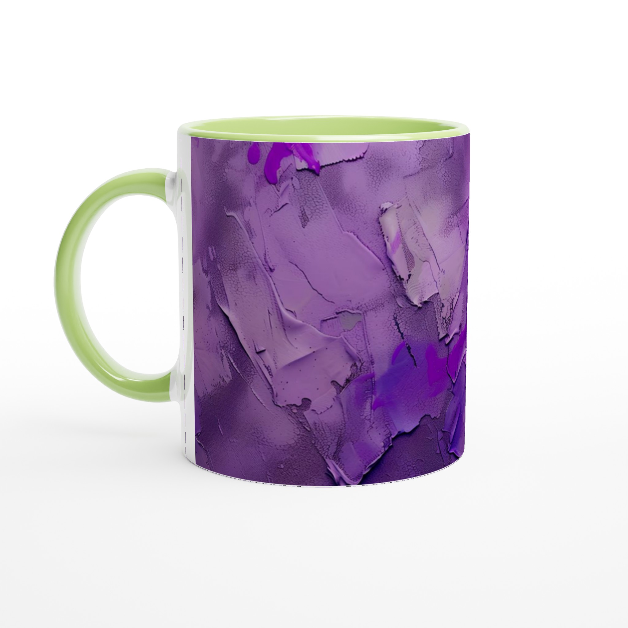 Abstrakt Lila Fotboll 11oz Keramisk Mugg – Konstnärlig Design i Flera Färgval 7 33ca1998-0c4d-4273-9c21-8fc4283583a3