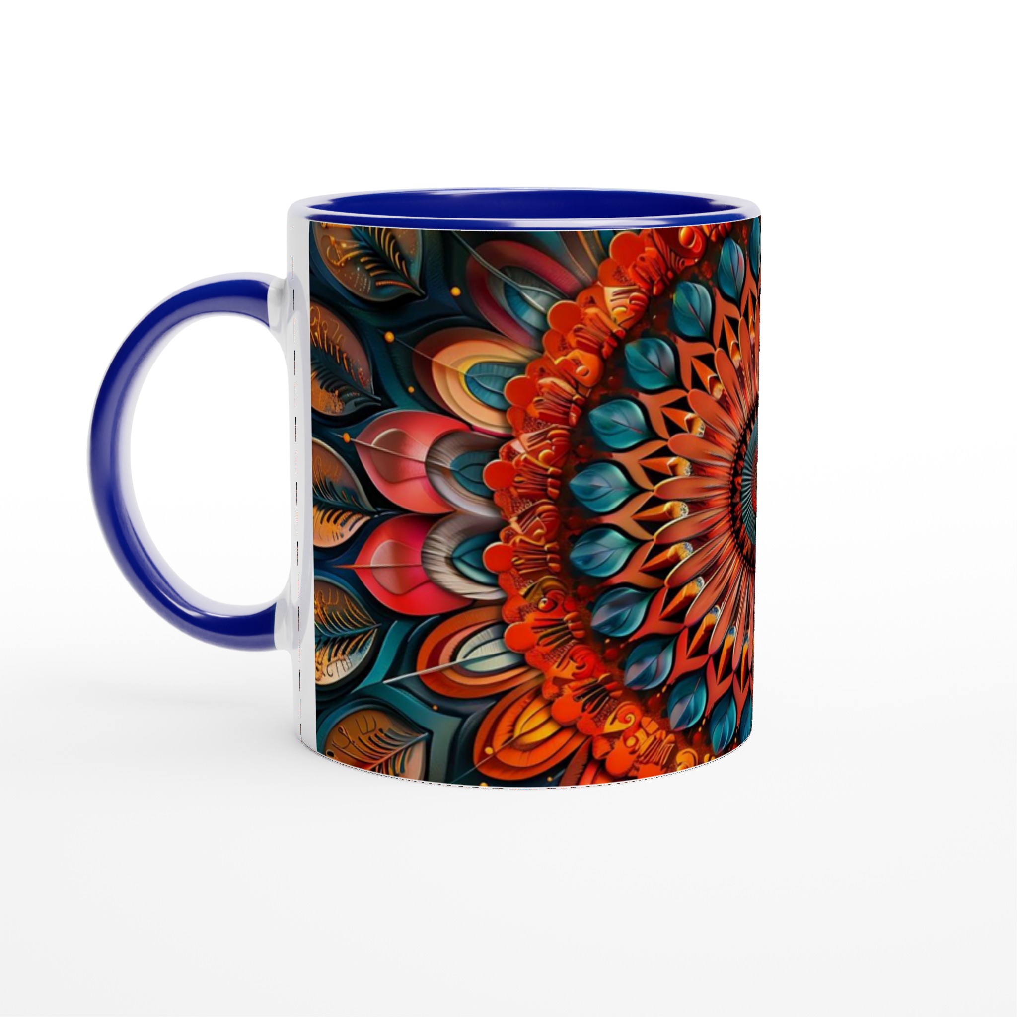 Mångfärgad Mandala Keramikmugg - 11oz Konstnärlig Kaffekopp i Strålande Nyanser, Välj din Favoritfärg! 2 33f3a139-99f8-4e17-8b85-3dc3d4e9c5c9