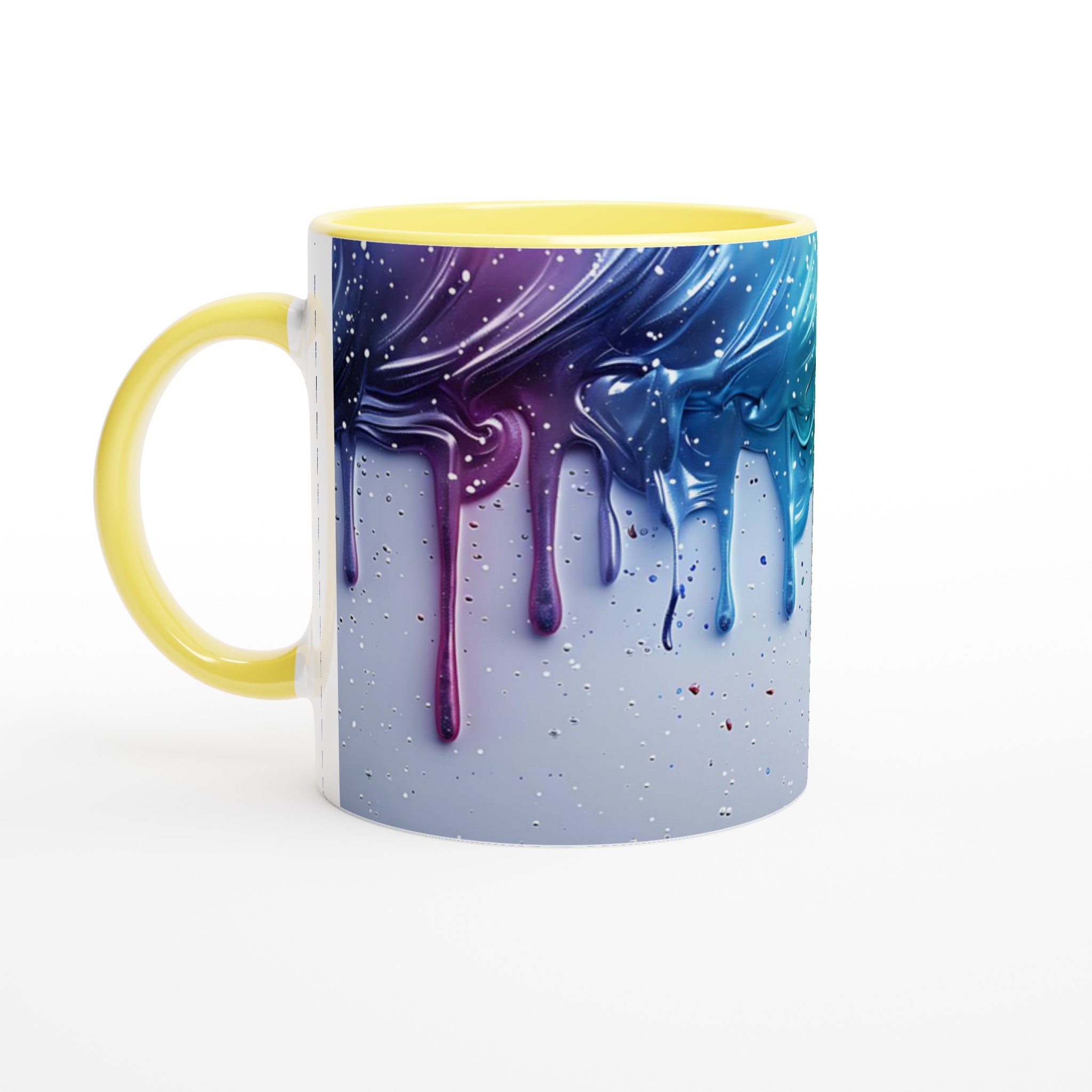 Färgsprakande 11oz Keramisk Mugg – Konstnärligt Regnbågsdesign i Sju Levande Färger 3 33f4e858-bbc3-40df-9ed0-1519b47922b8