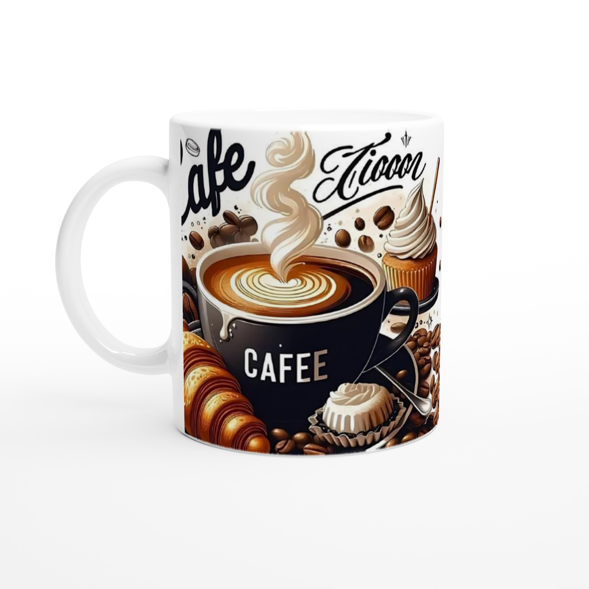 Vit 11oz keramisk mugg med kaffemotiv – välj din favoritfärg för varje kaffestund 1 3407c0f0-d82f-4eb4-a320-9ddd6be5c014