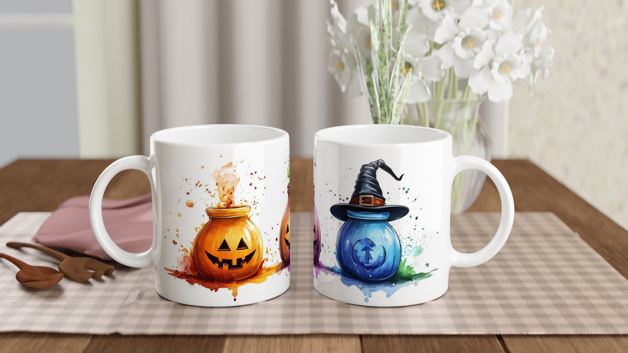 Förtrollande Halloween Keramikmugg - Skräddarsy din Spöklika Stil med Färgstarka Val! 10 3410cb62-b9e2-4d1e-b516-d7e8cb4b6353