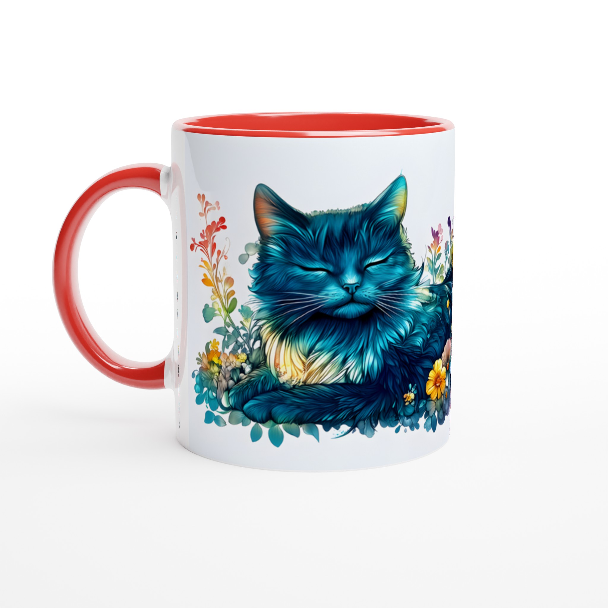 Magisk Katt & Blommande Trädgård 11oz Keramisk Mugg – Färgglad Konst för Din Fikastund 5 346183b6-8008-43a9-92d6-ec796df025dd