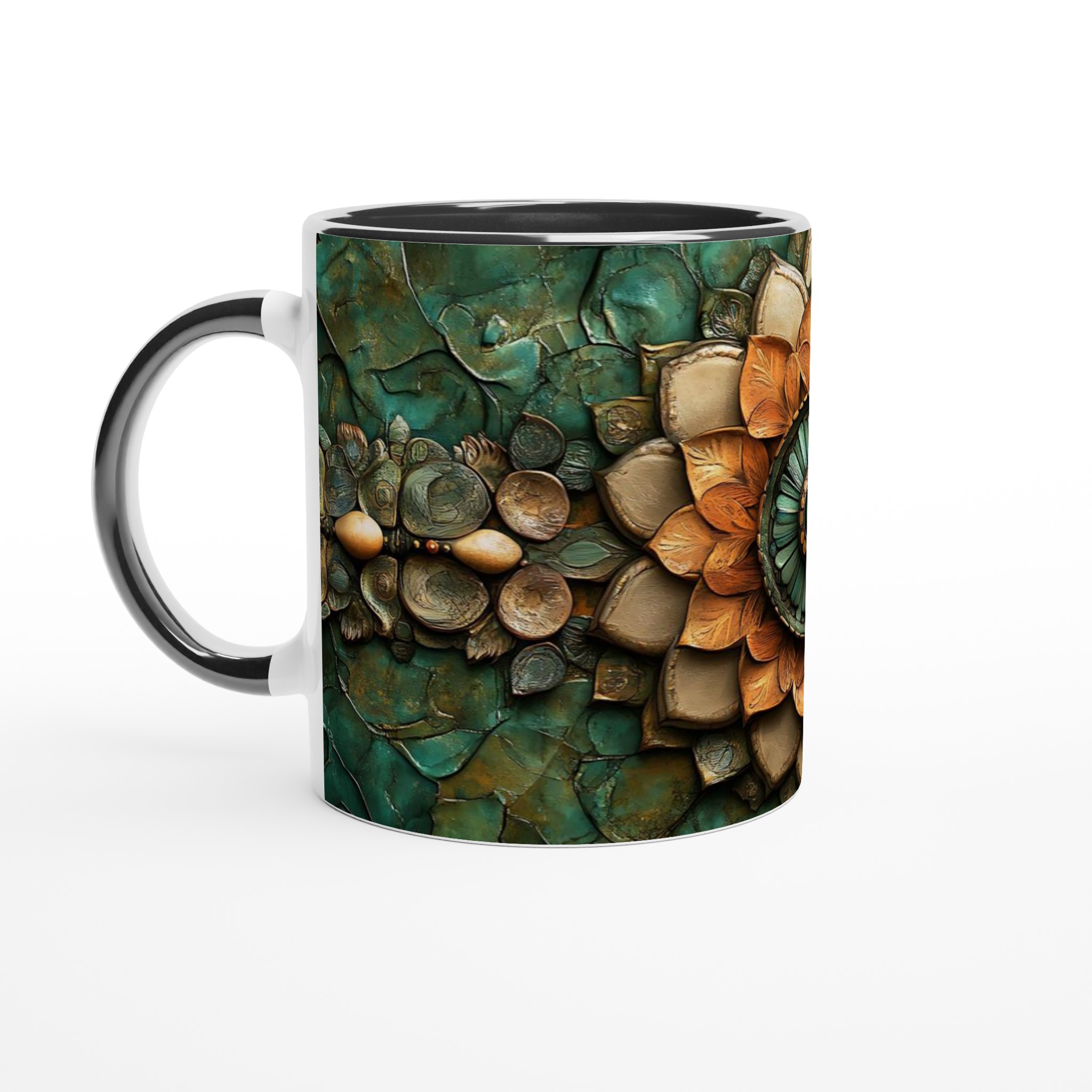 Koppar & Turkos Mandala Mugg - Välj din färg! 4 3494c7d8-a22b-48b8-9d0a-07aafaa19ff9