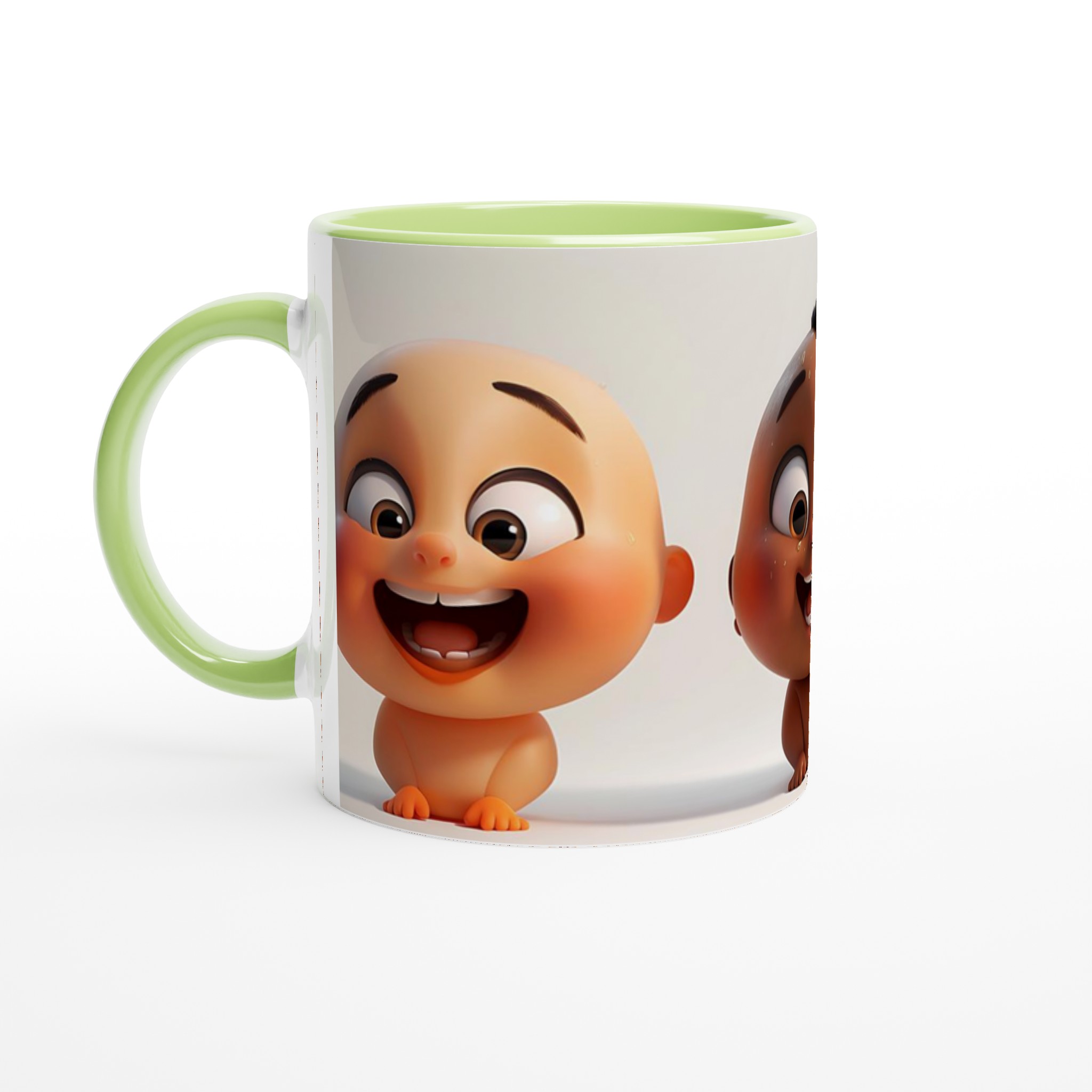 Glad Baby Mugg - Söta & Glada Ansikten på Vår 11oz Keramikmugg 7 349df9b6-8752-457c-95bf-8d7fd0c72e17