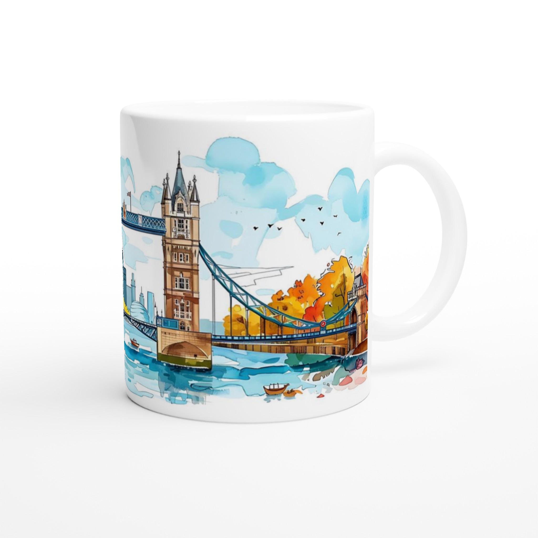 London Watercolor Skyline Mugg – Varm höstkänsla i din hand, välj din färg! 9 34ef8a4f-3d37-4b6f-b54d-83529e15fc1d