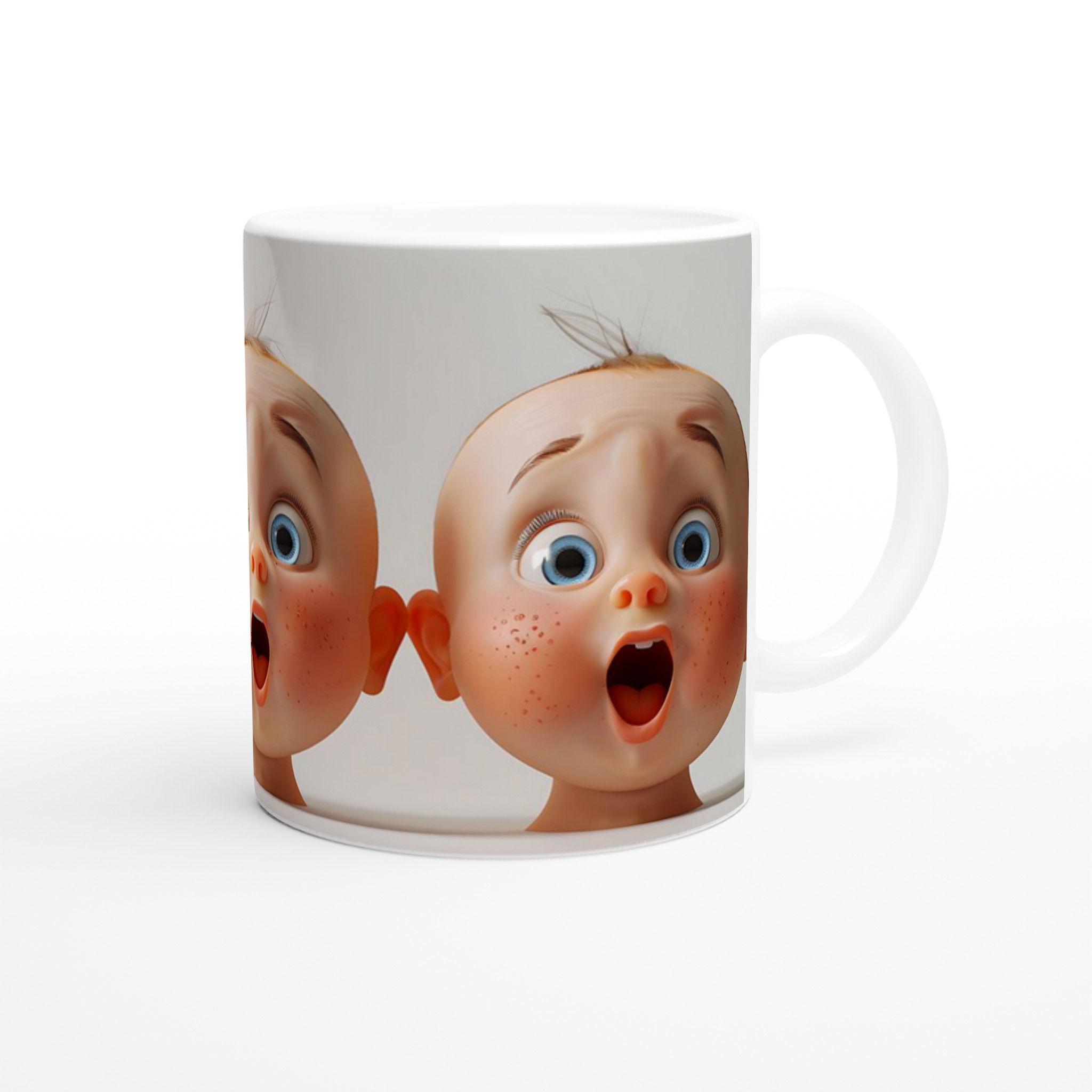 Förvånad Baby Mugg – Charmig Keramikmugg i Valfri Färg, 11 oz 9 3544b471-09f3-4884-9a8e-2526bf729ac3