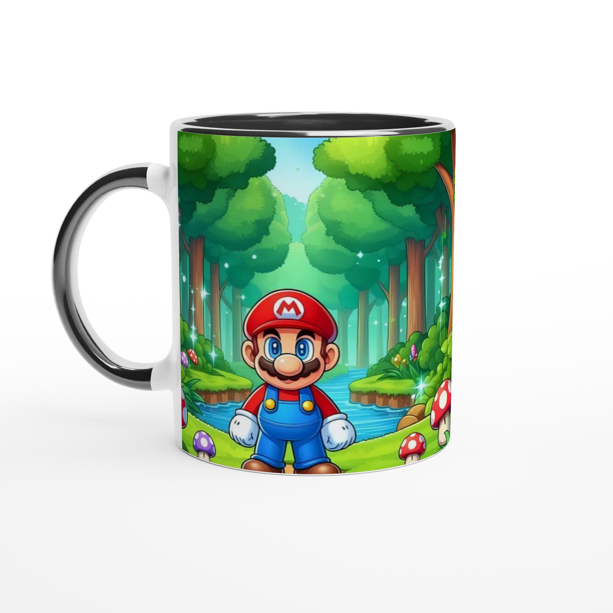 Vit 11oz keramisk mugg med färgglad spelinspirerad design i flera keramiska färger 4 354c66a0-8571-4ec0-912e-c14eaee2500f