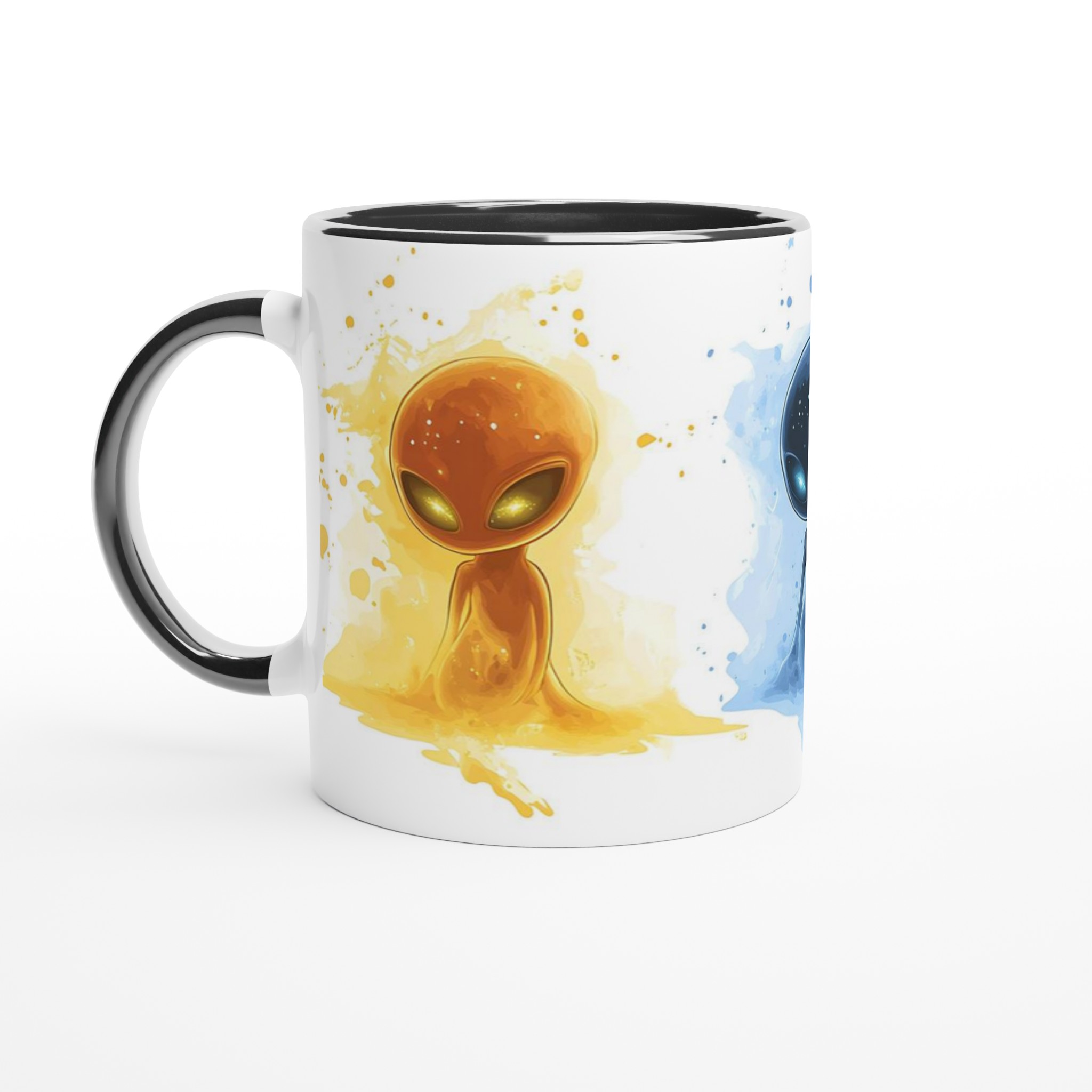 Kosmisk Kompis Mugg – En Färgsprakande Extraterrestial Vän för Din Kaffestund i Valfri Keramikfärg 4 356a4cfc-734e-4559-847f-c73bc316bdd8