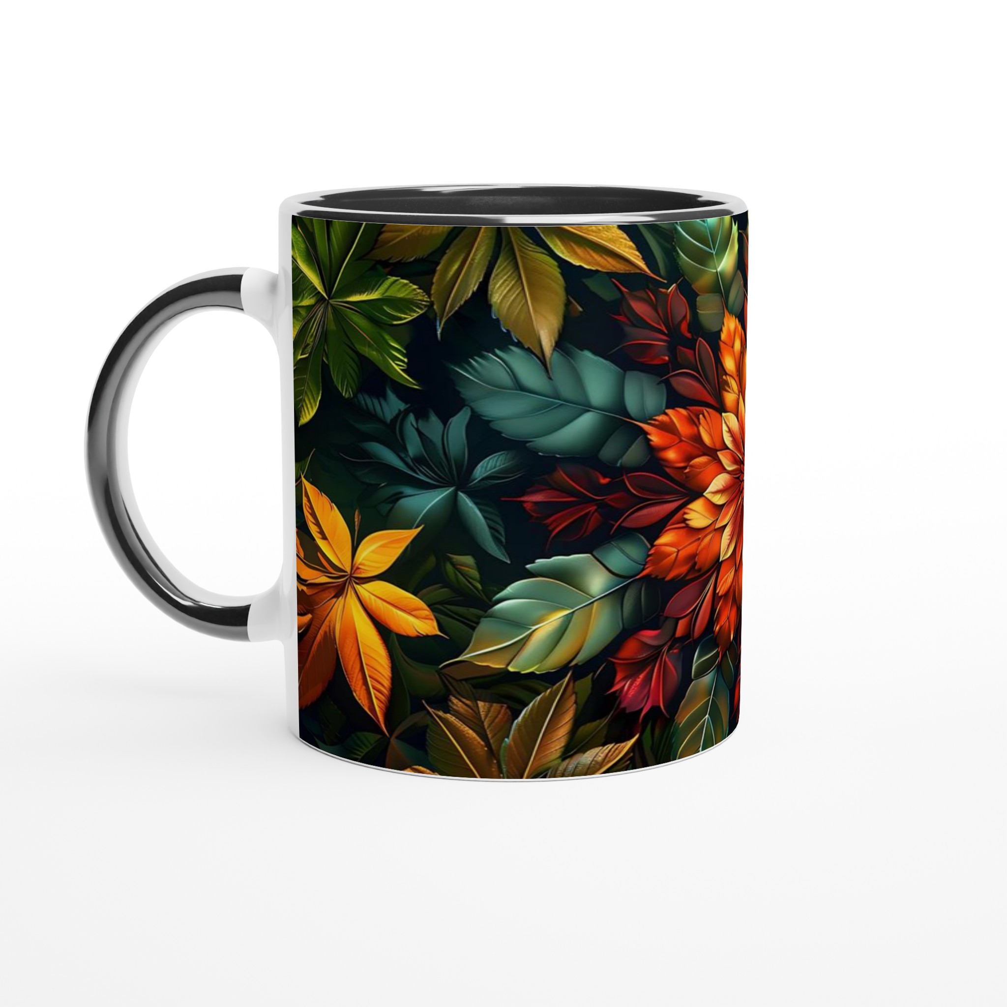 Tropisk Blomma Keramikmugg - Lyxig Design & Hållbar Kvalitet i Ditt Val av Färg 4 357df65f-e473-4981-b87f-75c6ea828f6b
