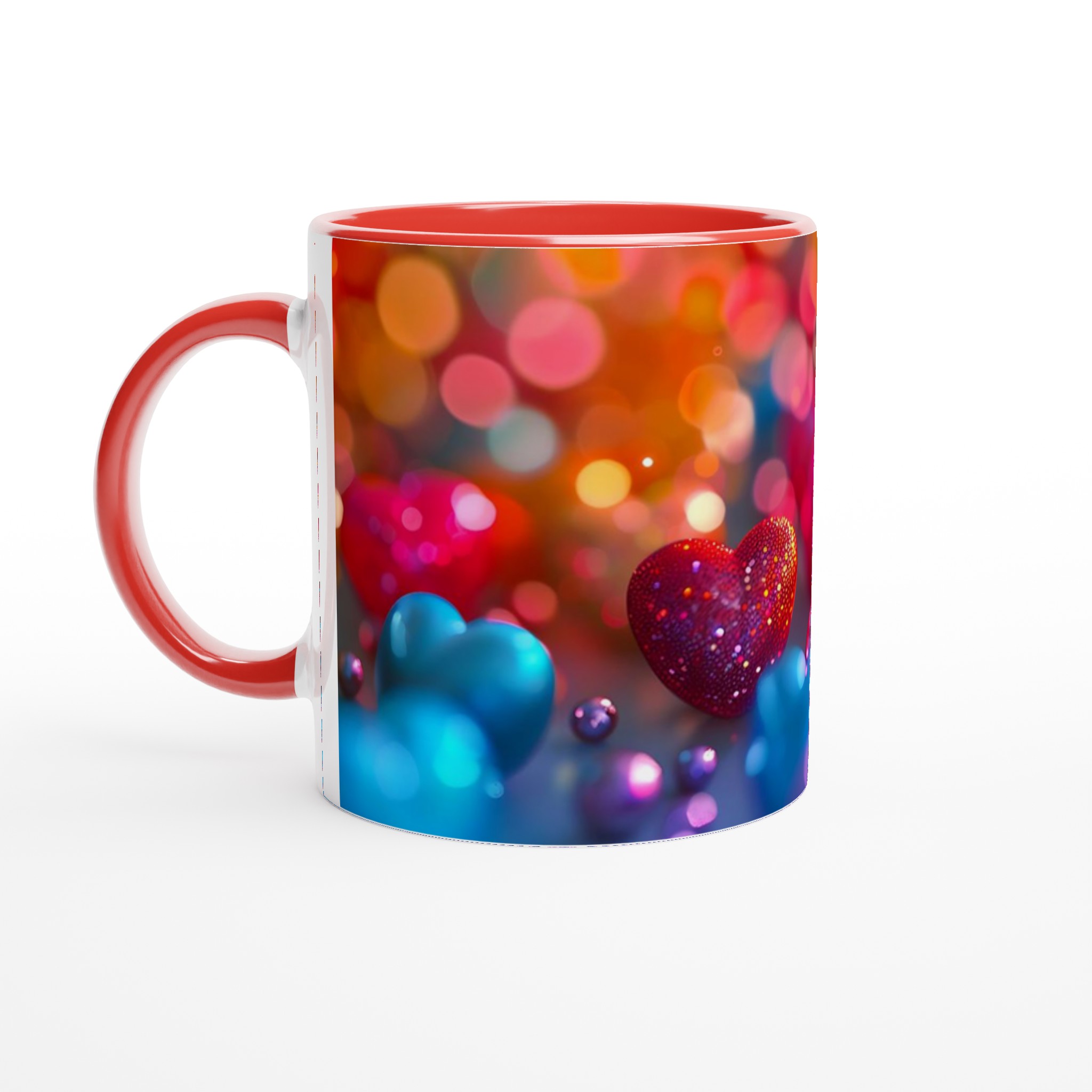 Kärlek i Varje Klunk: 11oz Keramikmugg med Glittrande Hjärtan – Välj Din Favoritfärg! 5 357e4033-d7c1-4c1f-b1f7-ef573d20101d