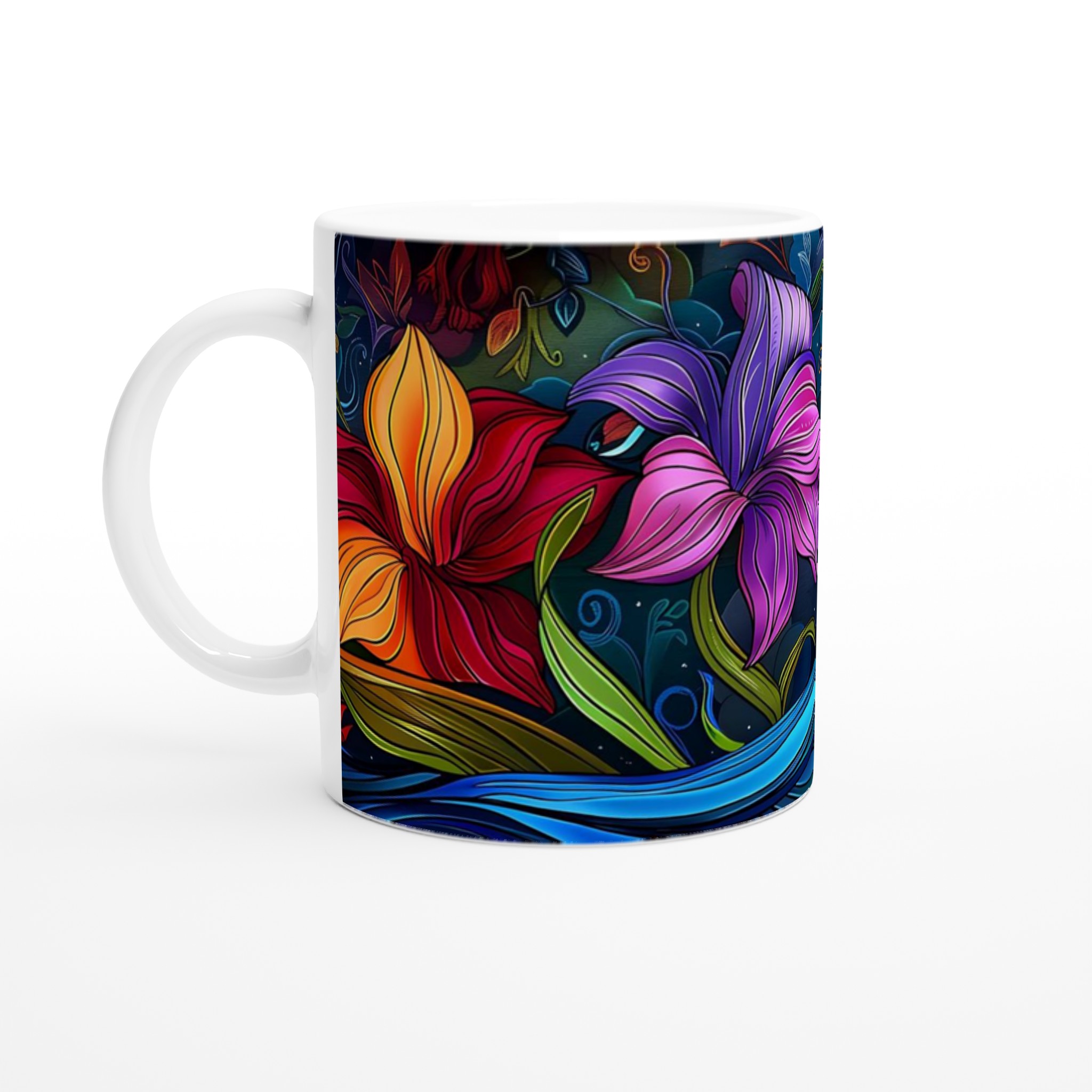 Abstrakt Blomsterprakt Keramikmugg – Din Kaffepaus i Färg! 1 35cc62a8-7eae-411f-8c66-47ea6c407014