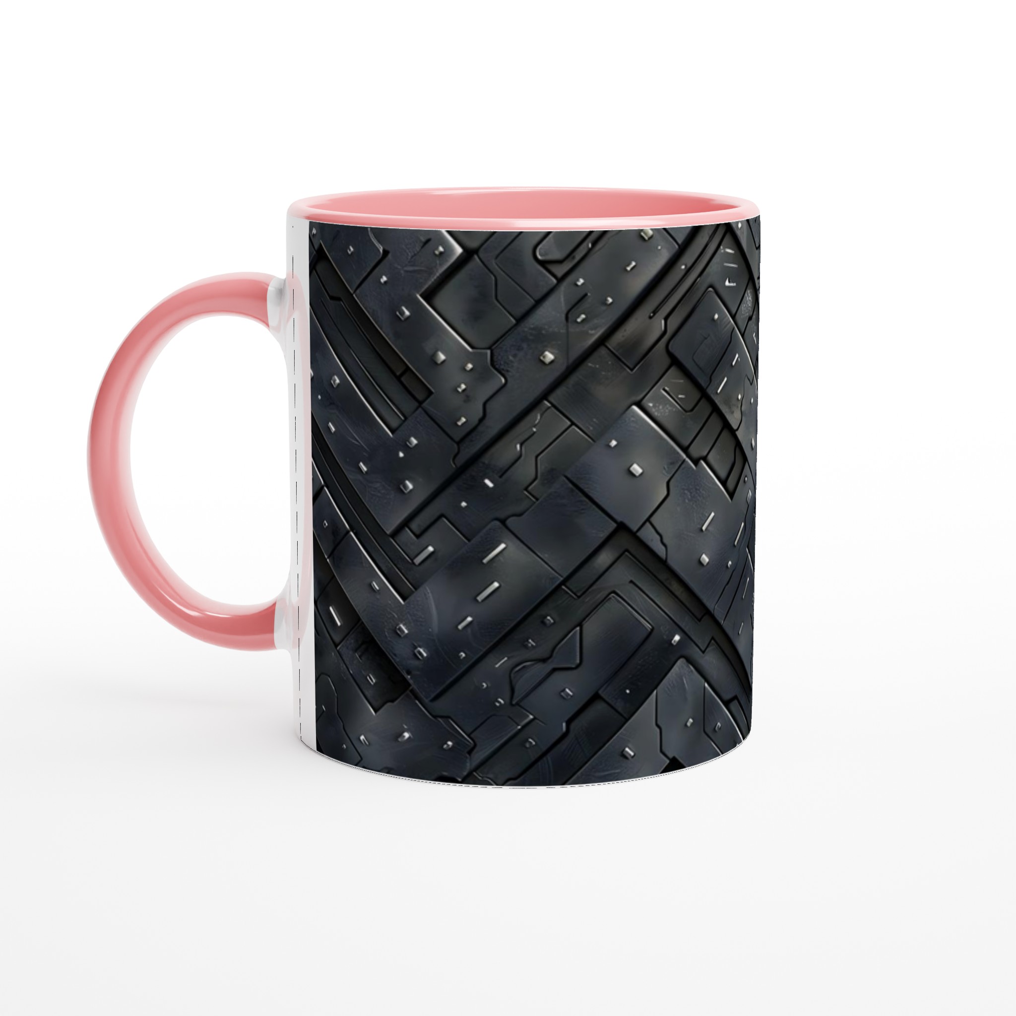 Cyberpunk Gear Pattern Keramikmugg - 11oz, Välj Din Färg! 6 35e48ee0-7b03-4434-a6ee-275b4f282cab