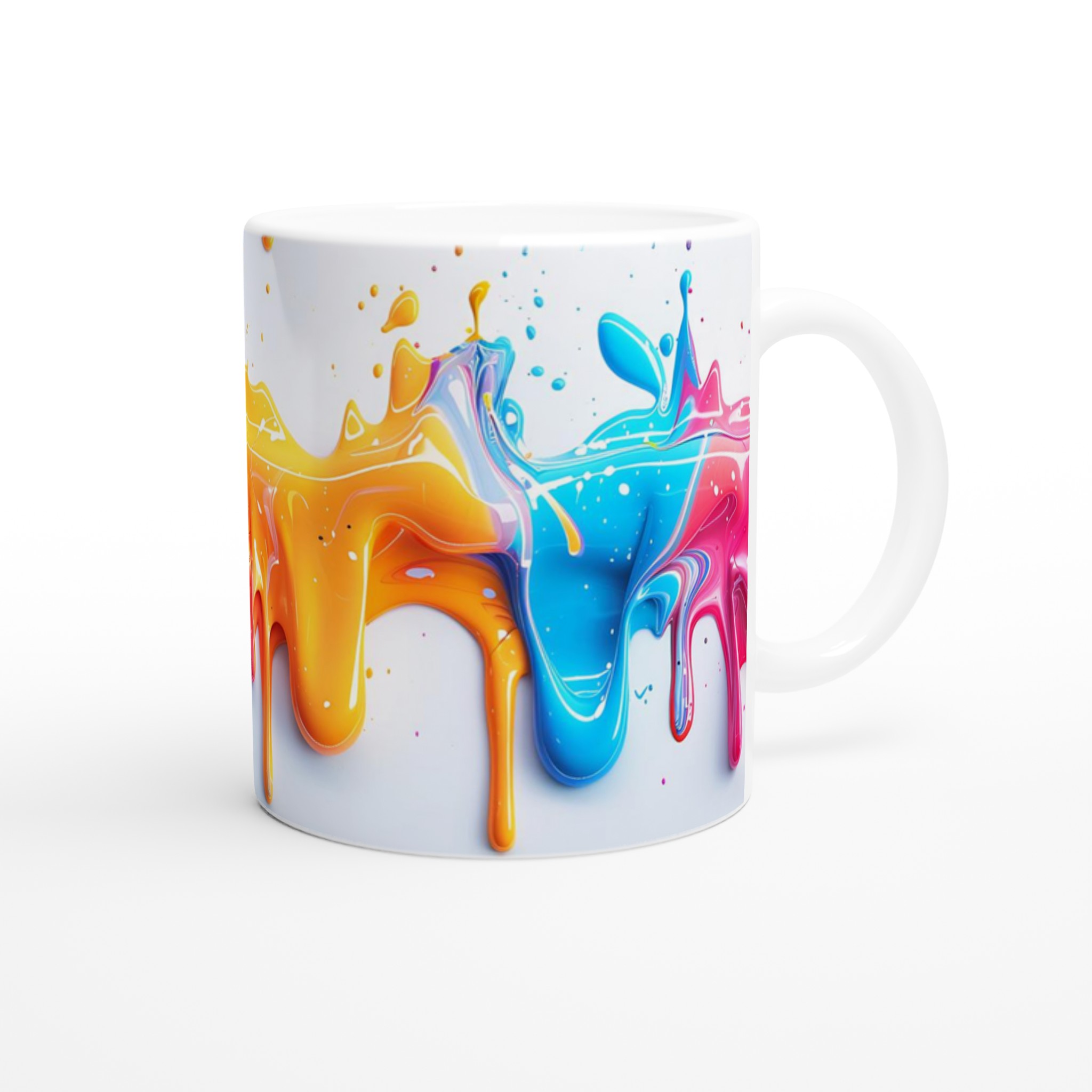 Färgsprakande 11oz Keramisk Mugg – Lyfter Din Stund med Kaffe eller Te 9 35fb8b9b-f165-41bb-962d-a4146ebac6ca