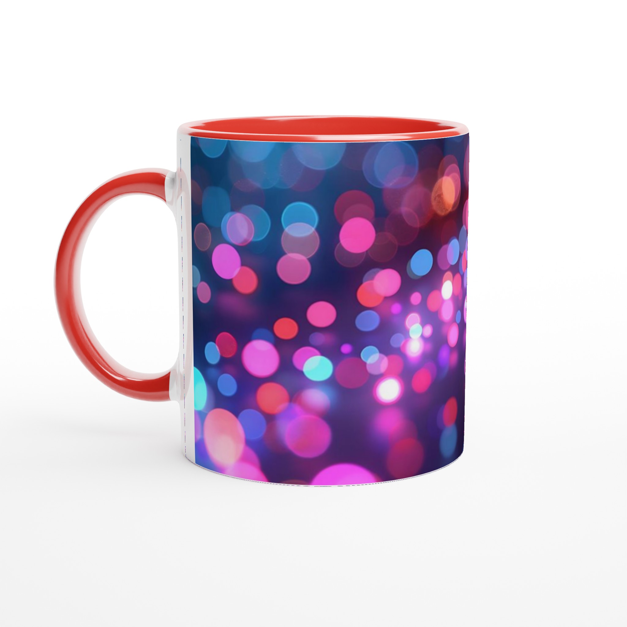 Färgsprakande Bokeh Keramikmugg - 11oz, Välj Din Favoritfärg! 5 365a0884-e9c5-4030-aa19-c5ce308a5a97