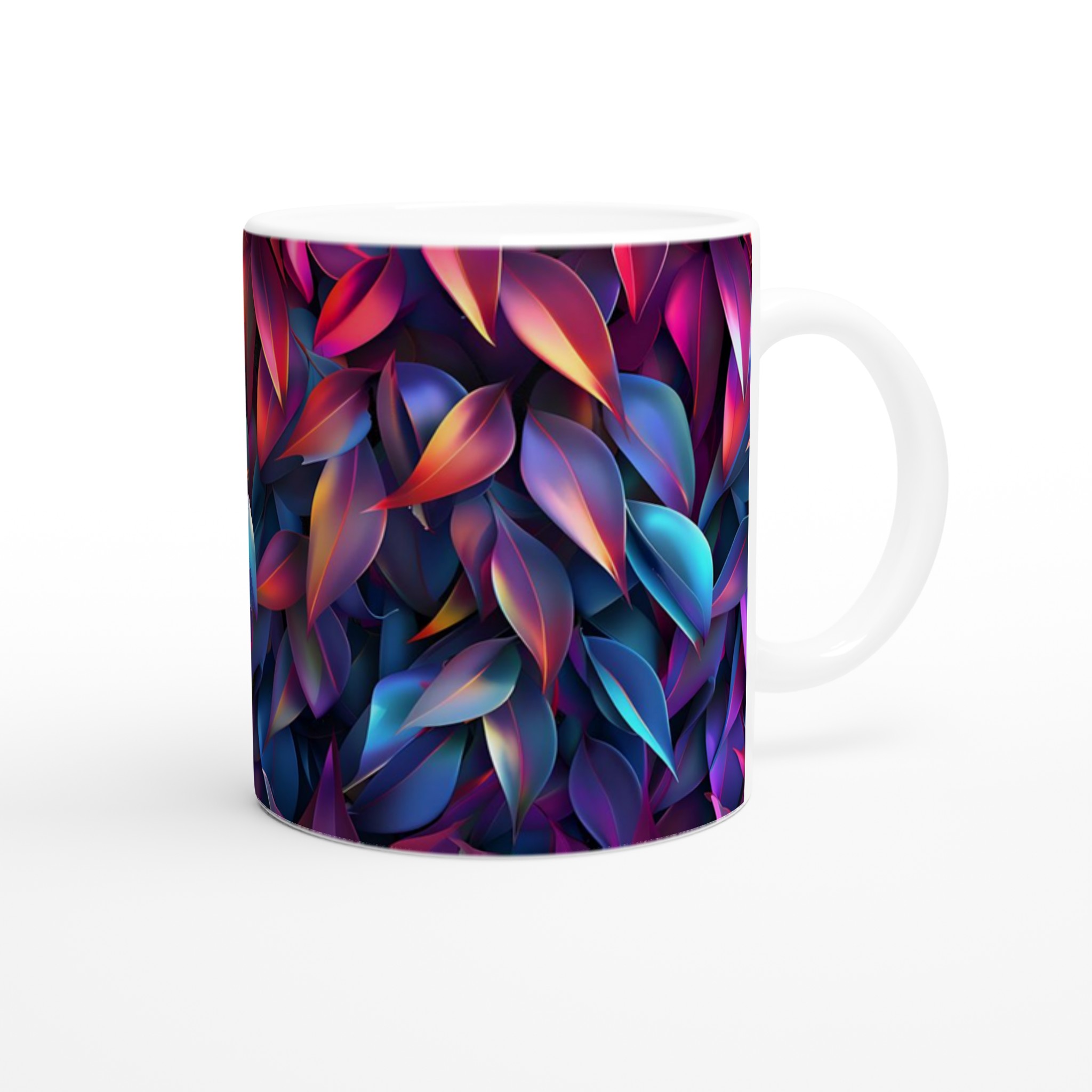 Neonblad Mugg – Vibrerande 11oz Keramisk Mugg för Färgglada Stunder 9 36bc868b-76a1-4062-9fbd-69ff12472199