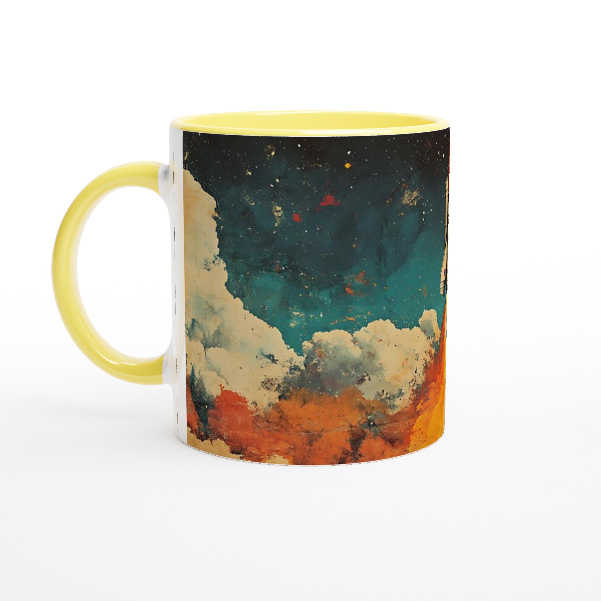 Kosmisk Start! Rymdfärja Keramikmugg - 11oz, Välj Bland 7 Färger 3 36c46286-9a62-40f6-8b5b-6caccc0a3d29