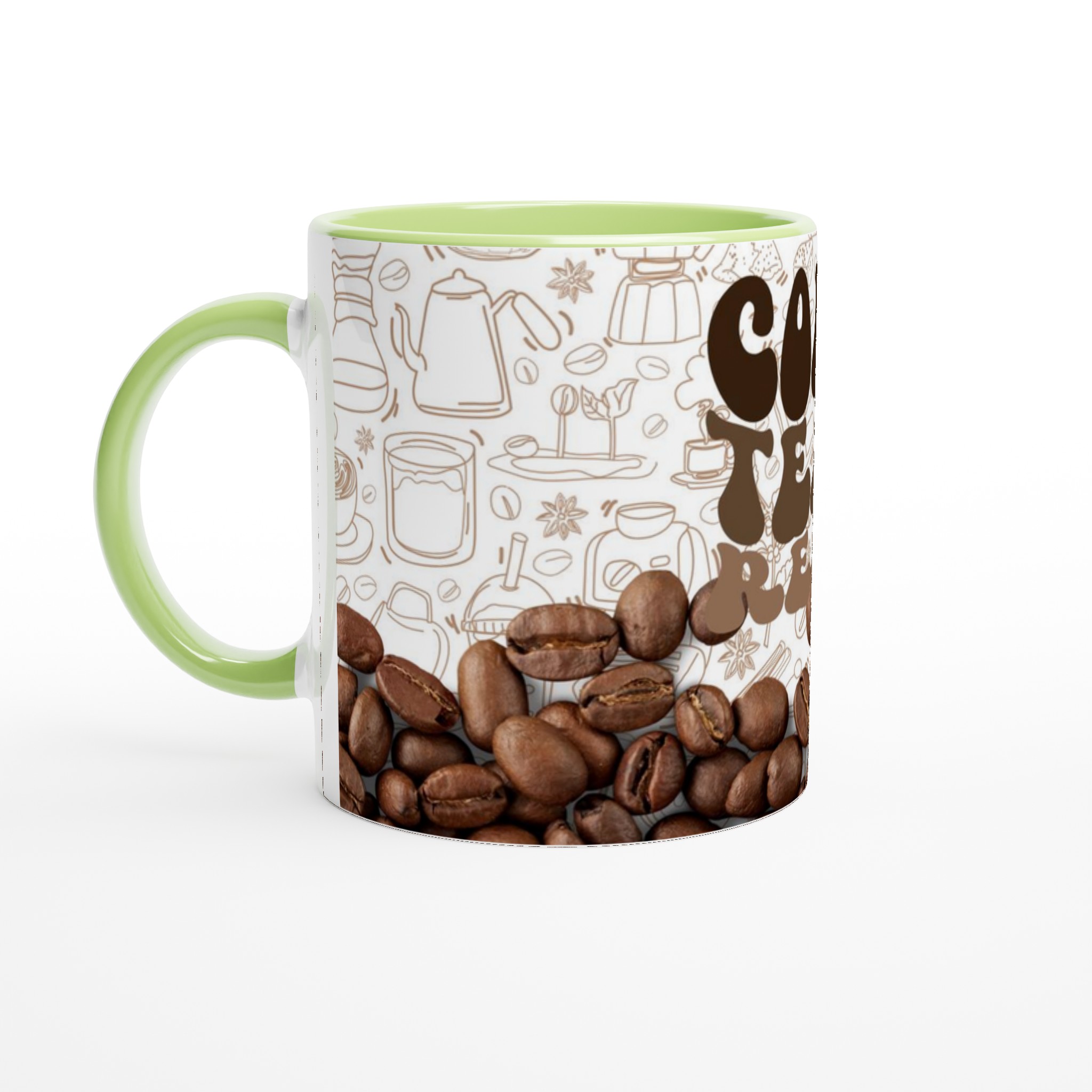 Kaffemugg 'Coffee Teach Repeat' – Inspirerande Lärarmugg i Keramik för Kaffefantasten 7 37175715-7384-46bc-a437-4219ea856f42