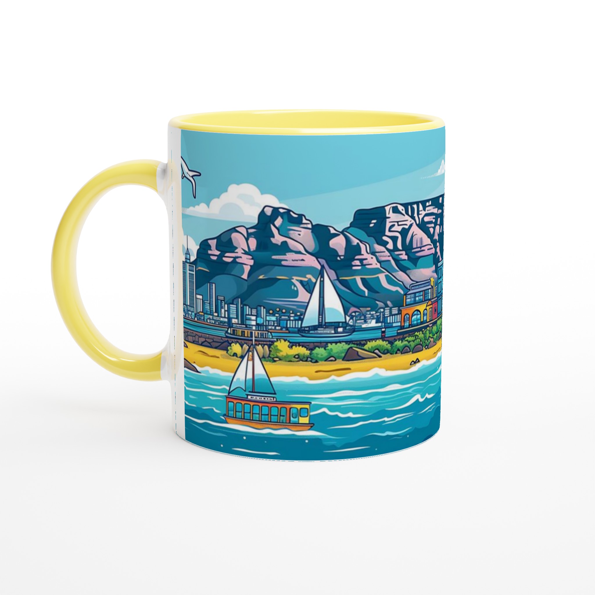 Kapkrogen Mugg - Färgglad Akvarellscen från Kapstaden 3 373c2dc6-5097-4de7-a035-16af695b0020