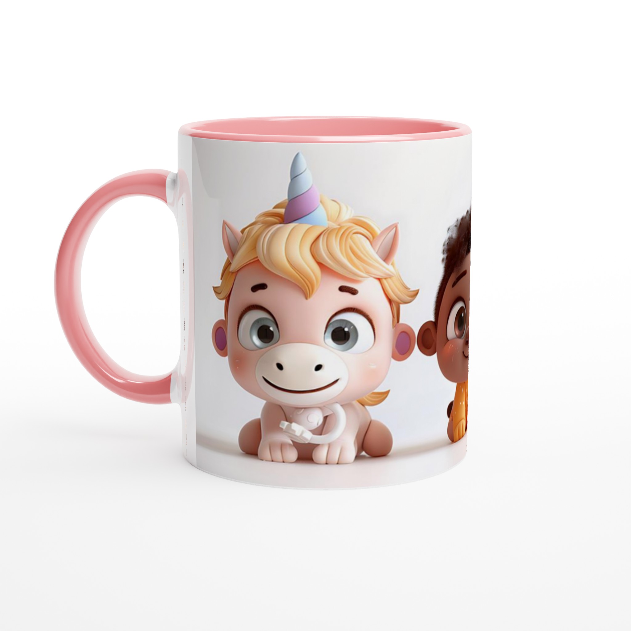 Söta Vänner Keramikmugg - Unicorn, Baby & Lejon Design | 11oz Presentmugg i Valfri Färg 6 374e4319-e407-43ae-98dd-756bf86c490c