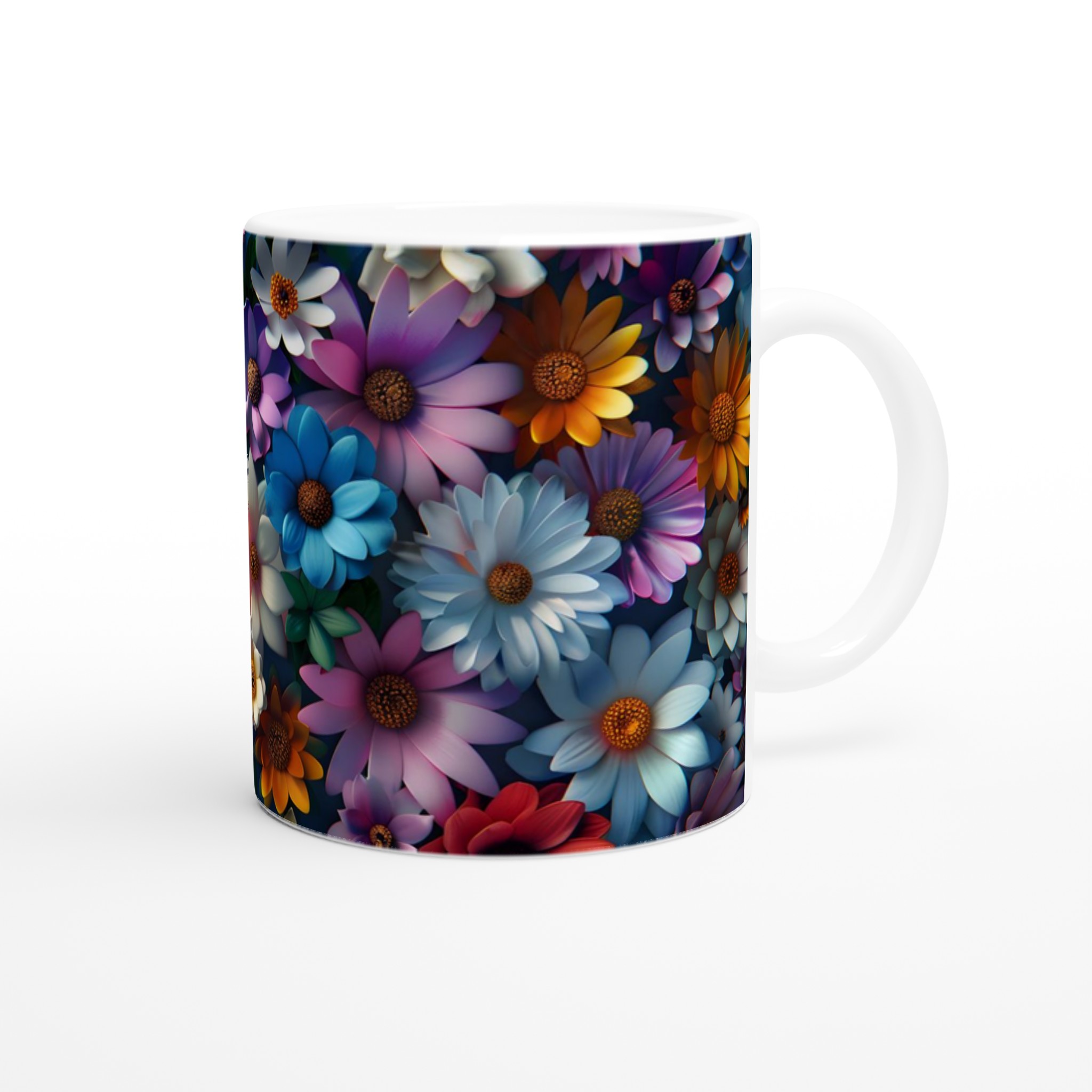 Blommande Färgexplosion Keramikmugg – Din 11oz Favorit i Flera Nyanser för Livfulla Stunder 9 375fe973-ff49-448e-a544-cf9637ba61f4